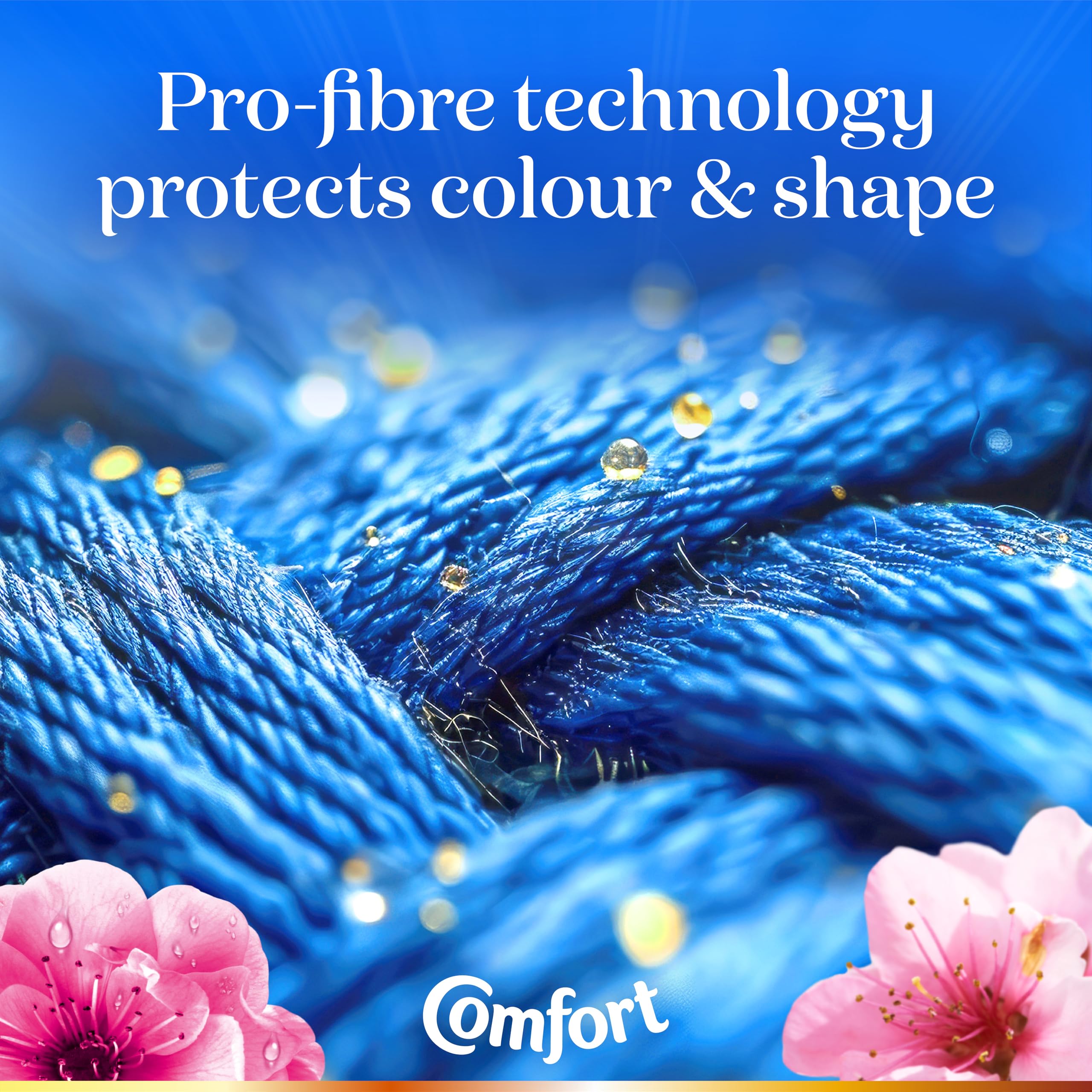 Comfort Ultra Fresh & Protect Sakura Dreams Liquid Fabric Softener | 1.17L | Protects Fibres & Locks in Colour 3