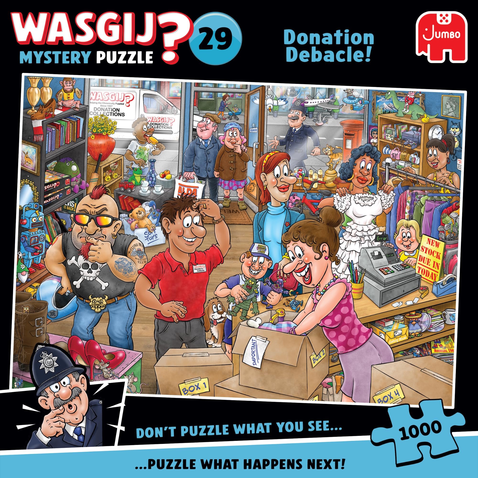 Wasgij Mystery 29 - Donation Debacle 1000 Piece Jigsaw Puzzle 1