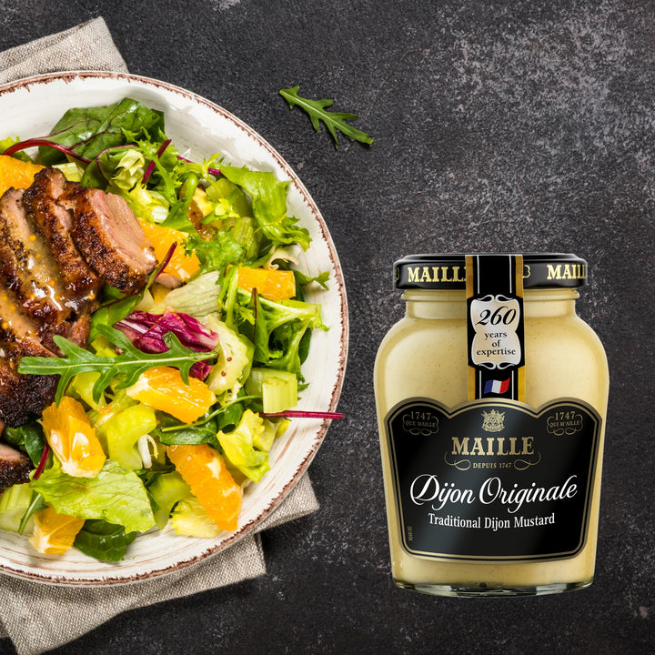 Maille Dijon Original Mustard since 1747 - Condiment for Salads, Chicken, Fish, and Sandwiches