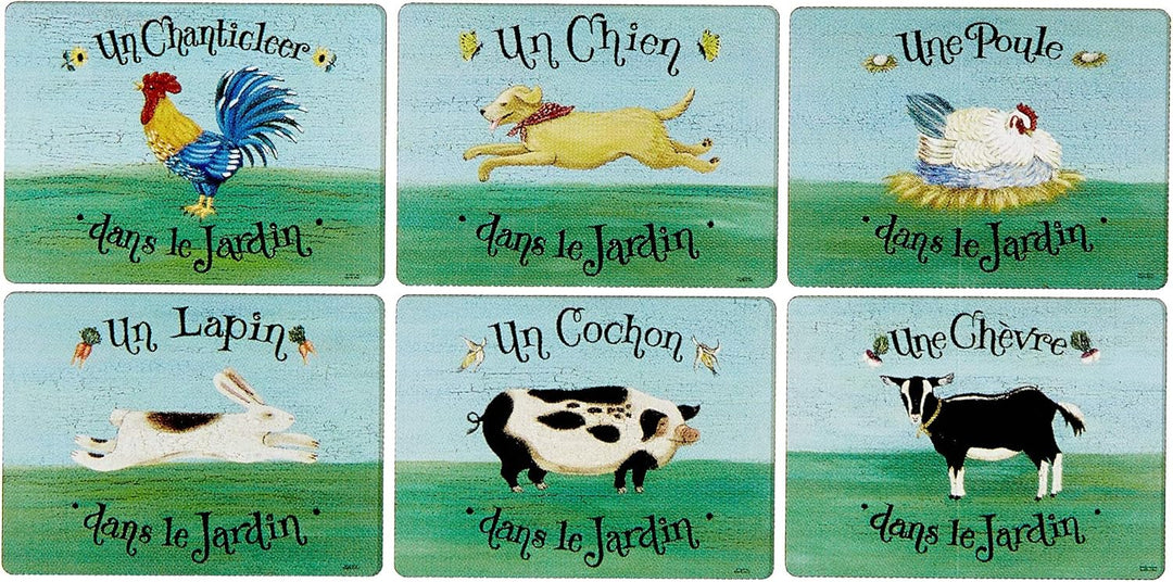 Pimpernel - Dans le Jardin Placemats Set of 6