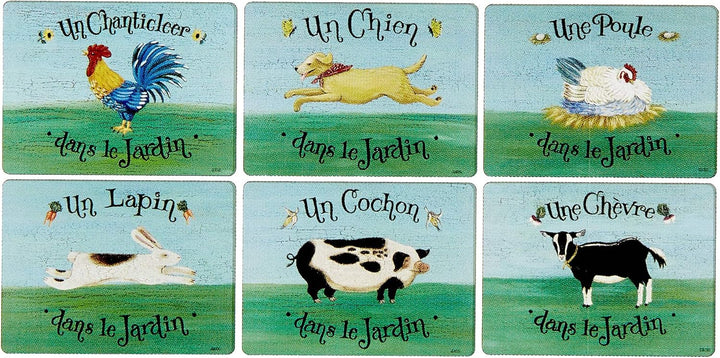 Pimpernel - Dans le Jardin Placemats Set of 6