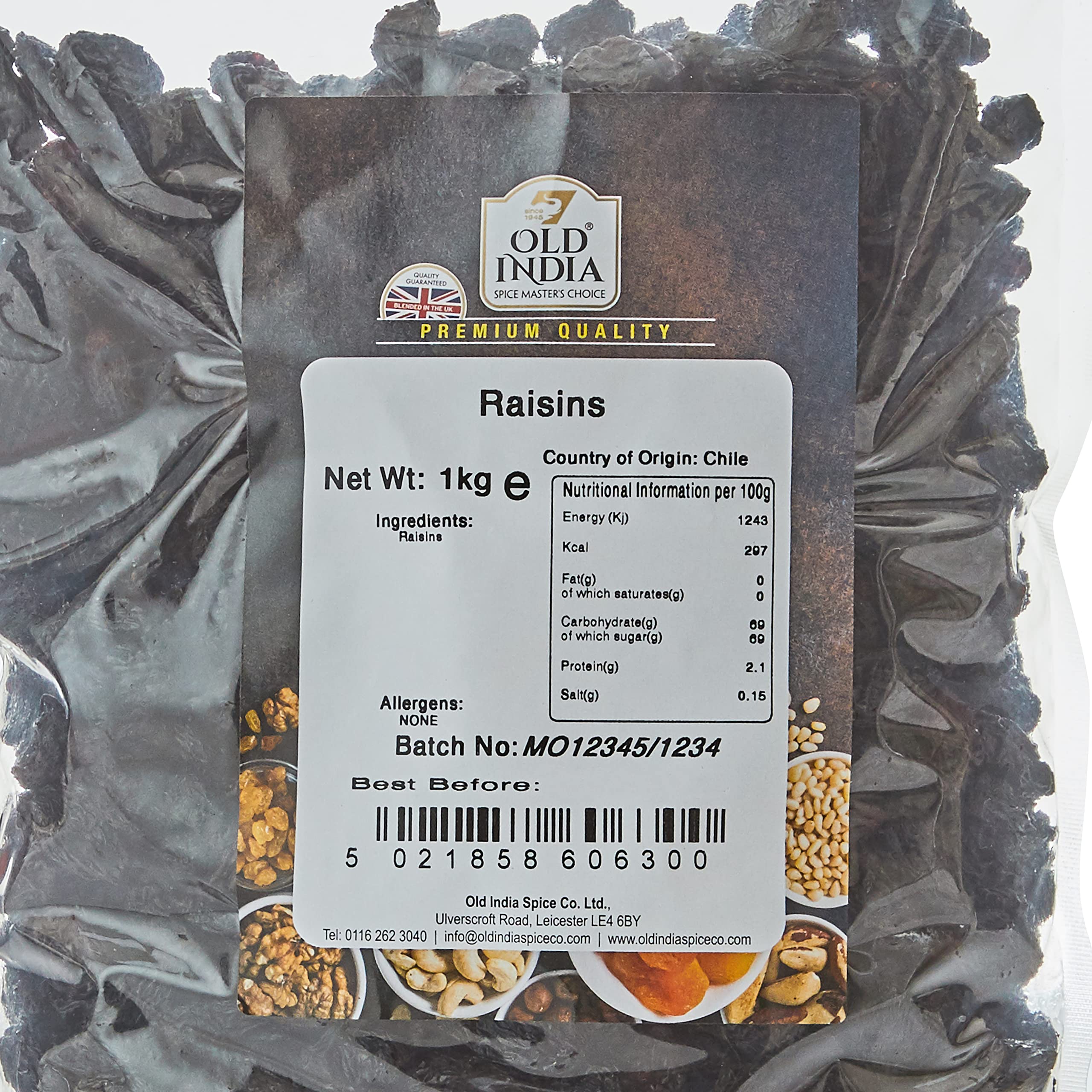 Old India Raisins - 1kg Natural Dried Fruit 2