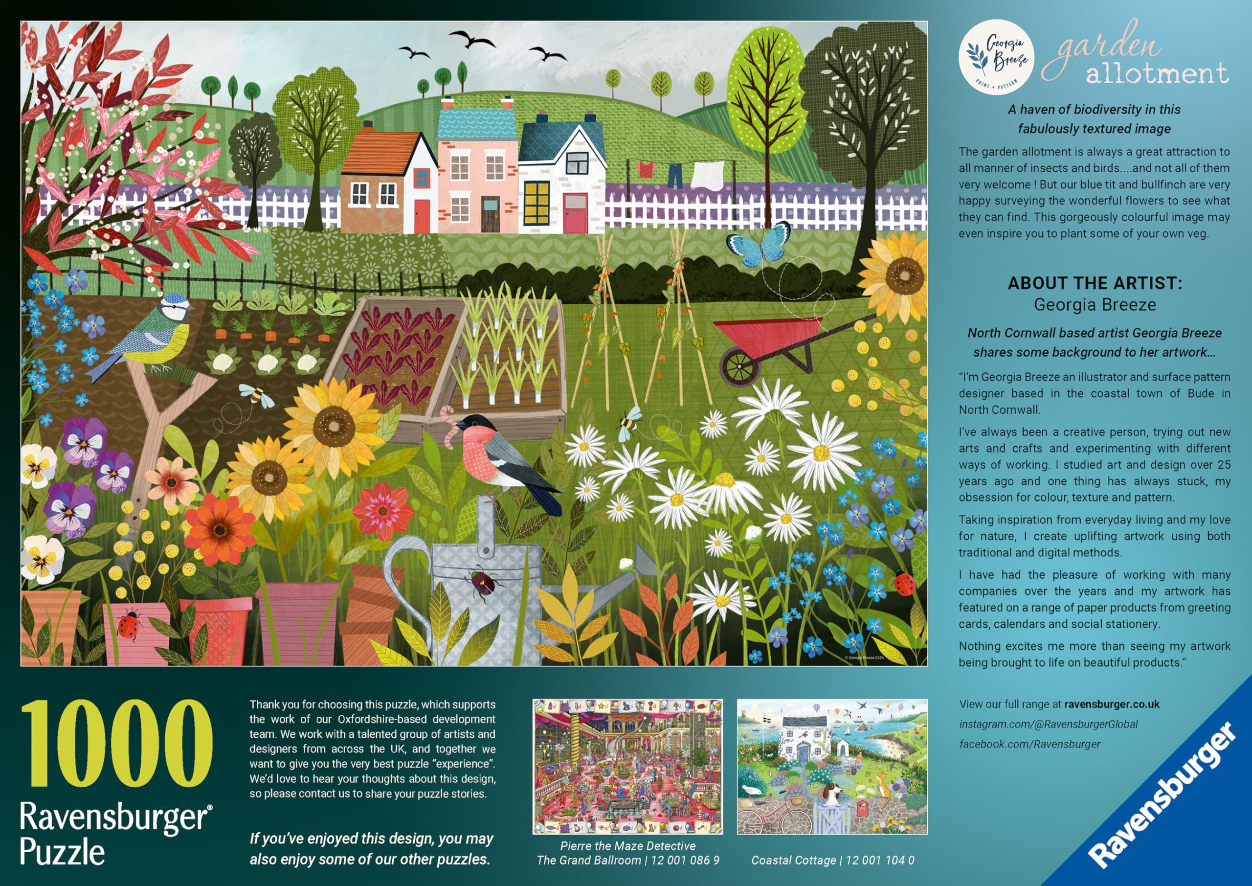 Ravensburger Garden Allotment Jigsaw Puzzle - 1000 Pieces | Premium Quality | Ages 12+ 6