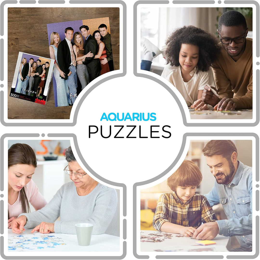Aquarius Friends Cast 500pc Puzzle - Colorful Jigsaw Challenge for All Ages
