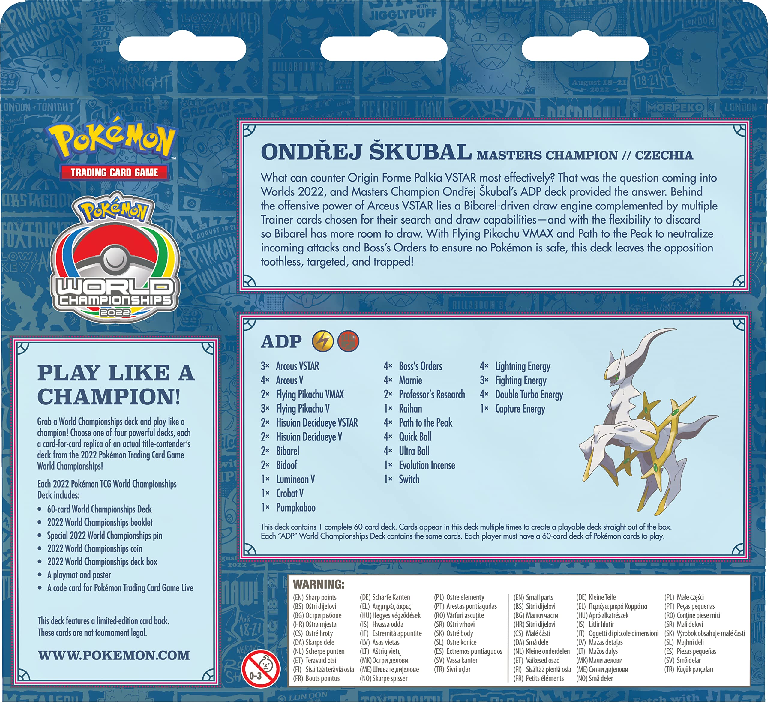 Pokémon TCG: World Championships Deck – Ondřej Škubal 2022 Replica | 60 Cards 3