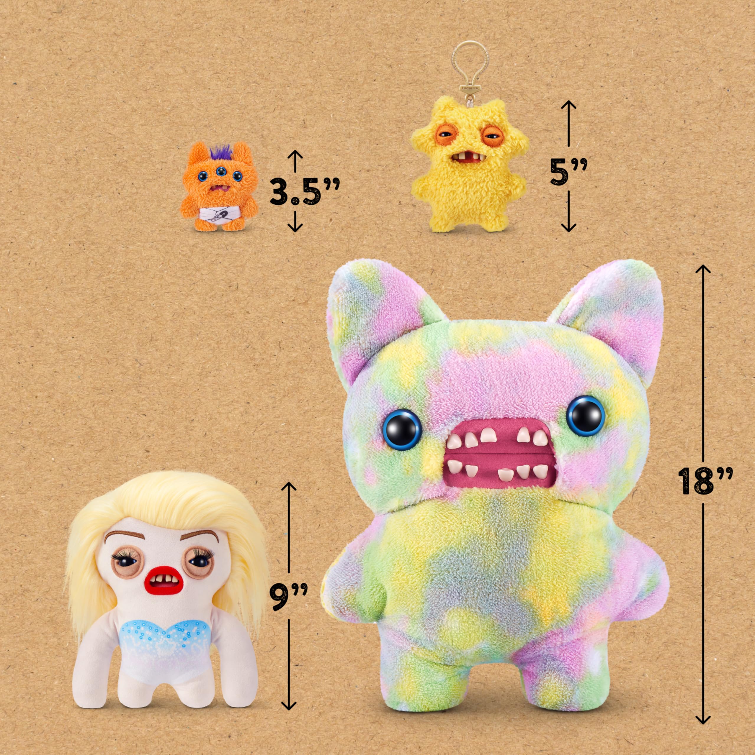 Fuggler Fugg Stars 9-Inch Plush Toy (Fleeting Fartlet) by ZURU | Polyester | Ages 4+ 6
