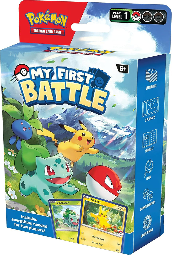 Pokémon TCG: My First Battle—Pikachu and Bulbasaur (2 ready-to-play mini decks &