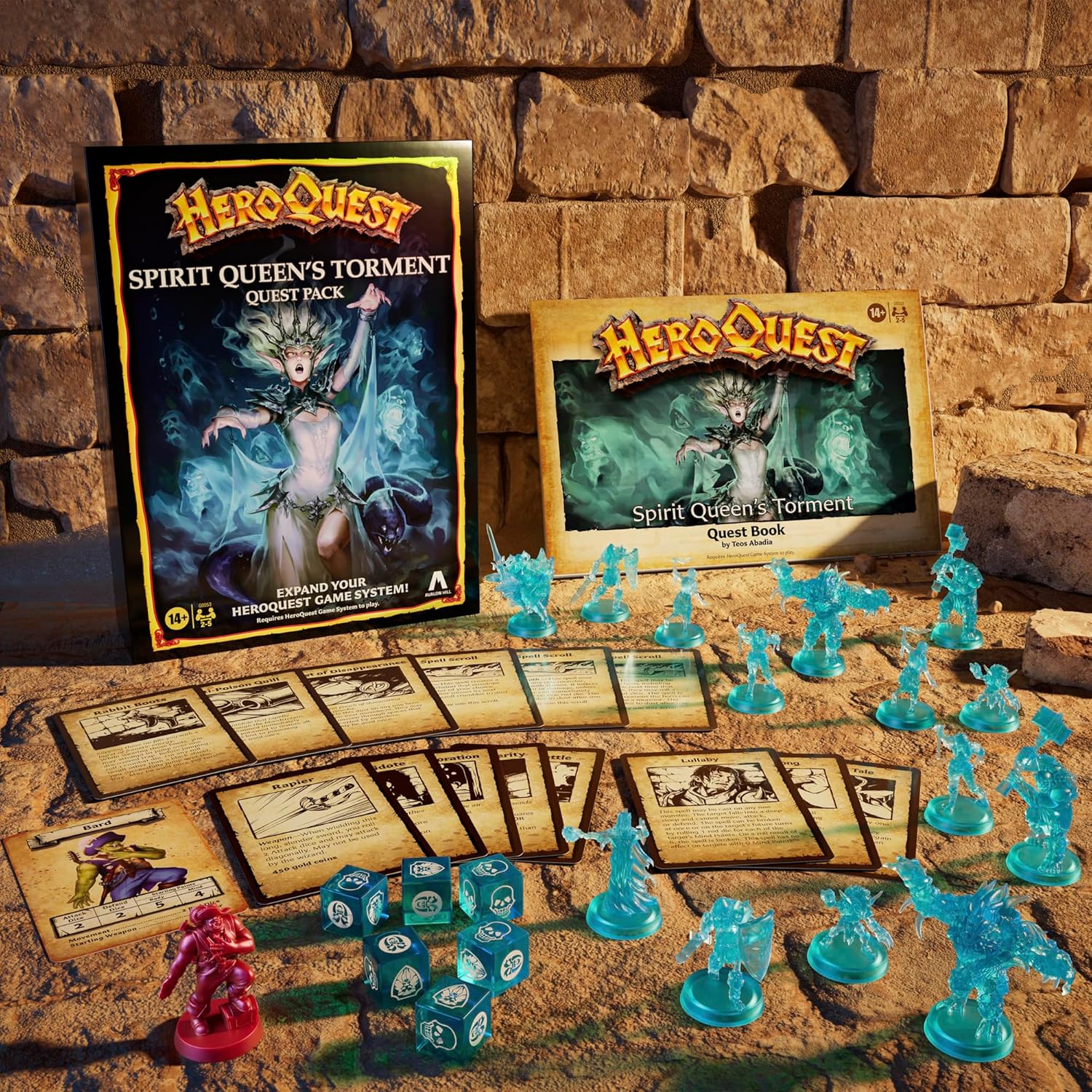 Avalon Hill HeroQuest Spirit Queen's Torment Quest Pack – Expansion for HeroQuest Game 15