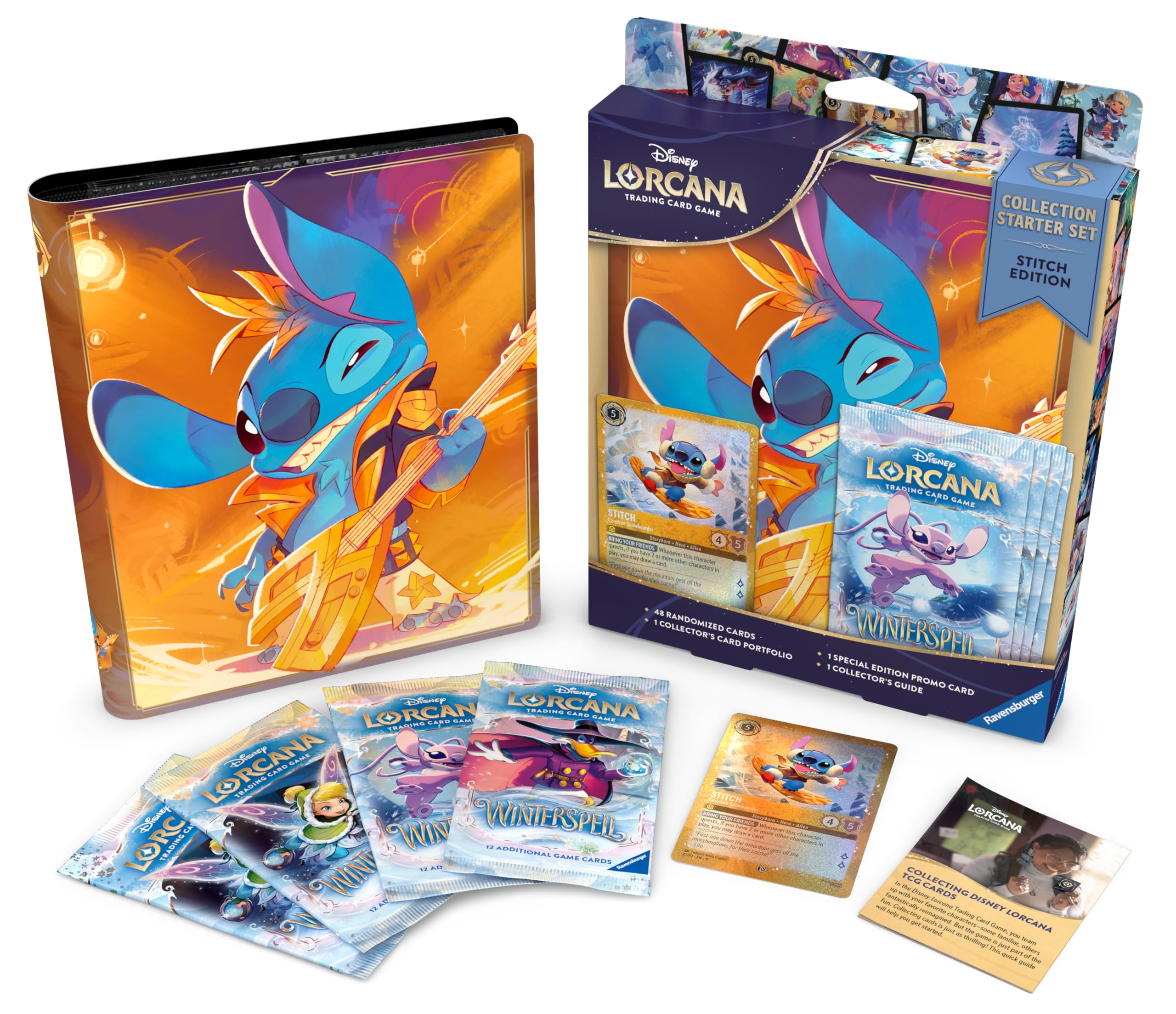 Ravensburger Disney Lorcana Trading Card Game Starter Set - Stitch Edition | Ages 8+ | English 1