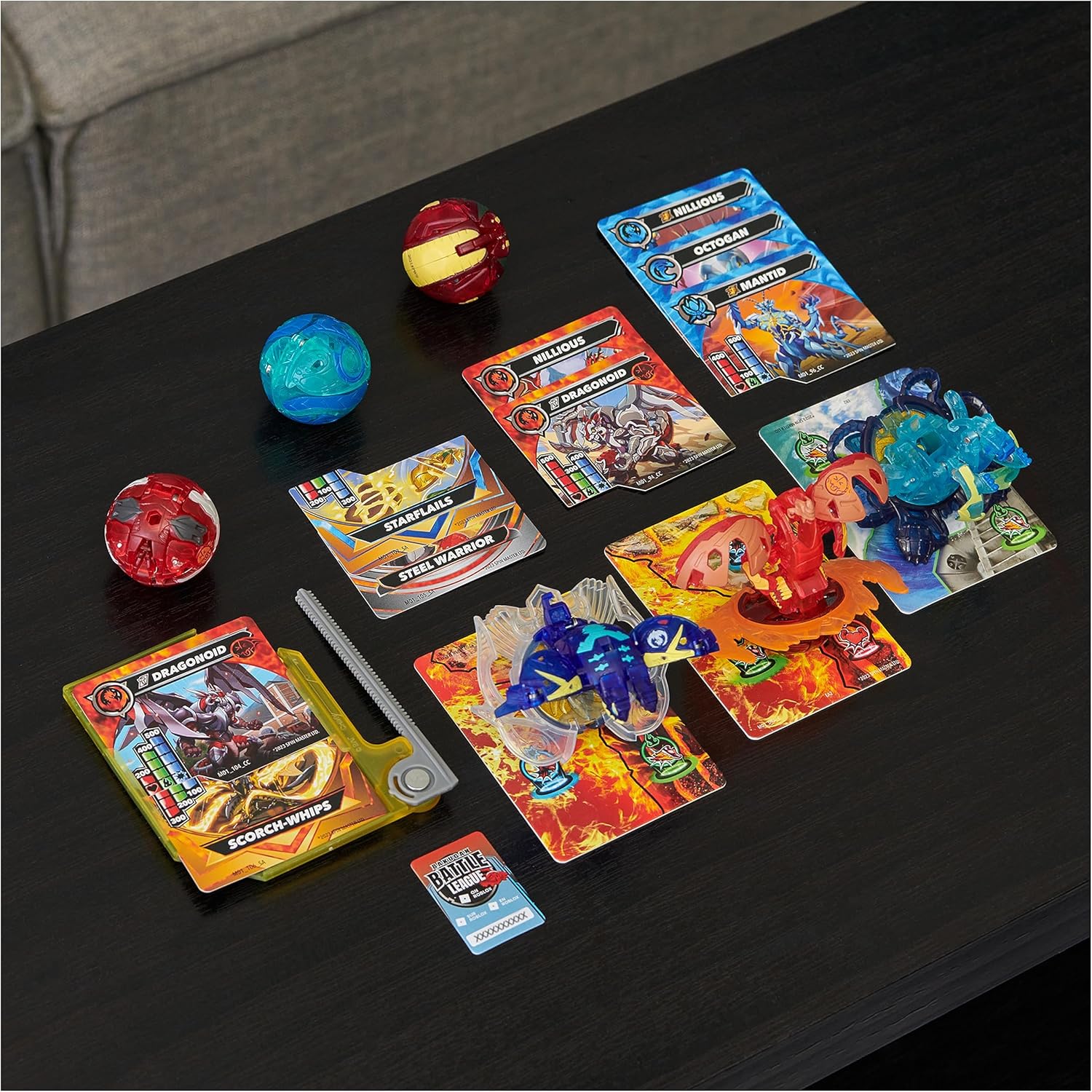 BAKUGAN Ultimate 6-Pack - Spinning Attack Dragonoids, Titanium & Core Balls for Kids 6-8 16