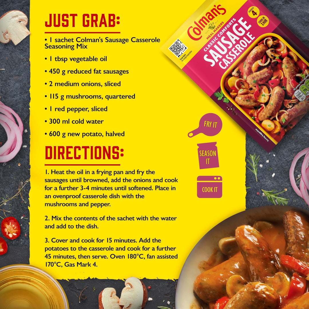 Colman's Sausage Casserole Recipe Mix 39 g