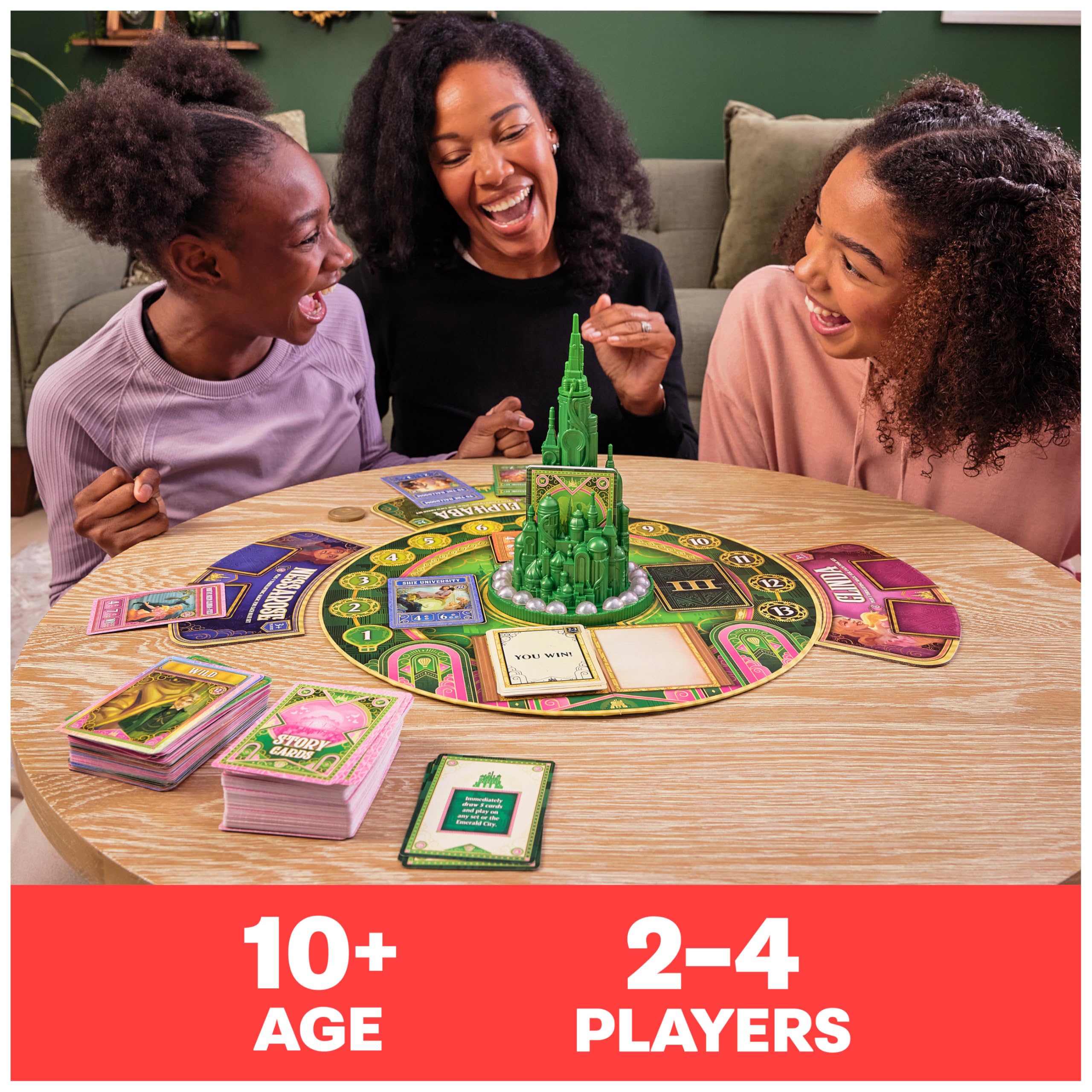 Spin Master Games Wicked: The Game Family Strategy Board Game | 2-4 Players | Ages 10+