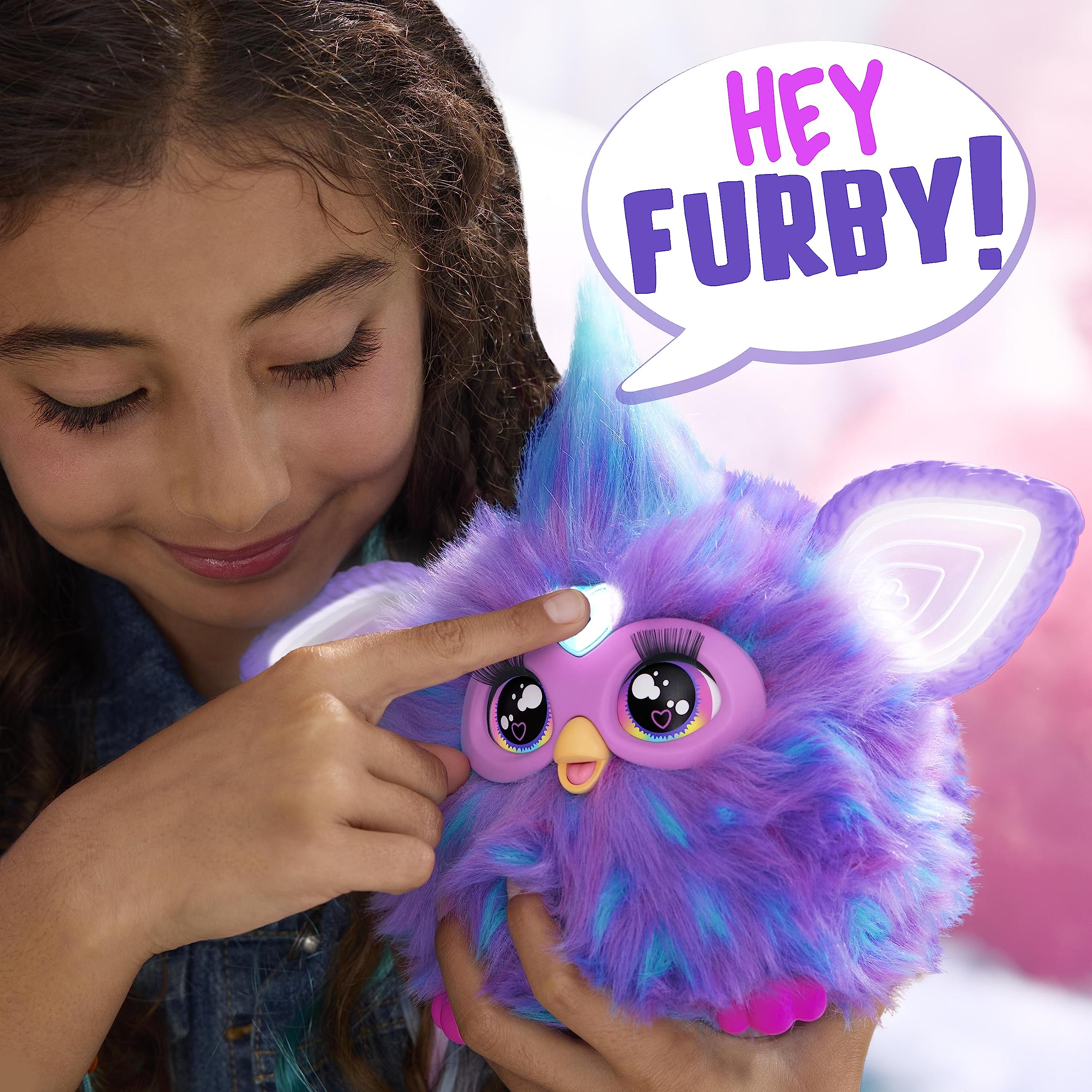 Furby Interactive Plush Toy - Voice Activated, Talking, Singing, Dancing | 6 Inch | Purple 3