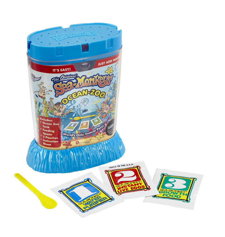 Sea Monkeys Ocean Zoo - Educational Science Kit for Kids 5-10