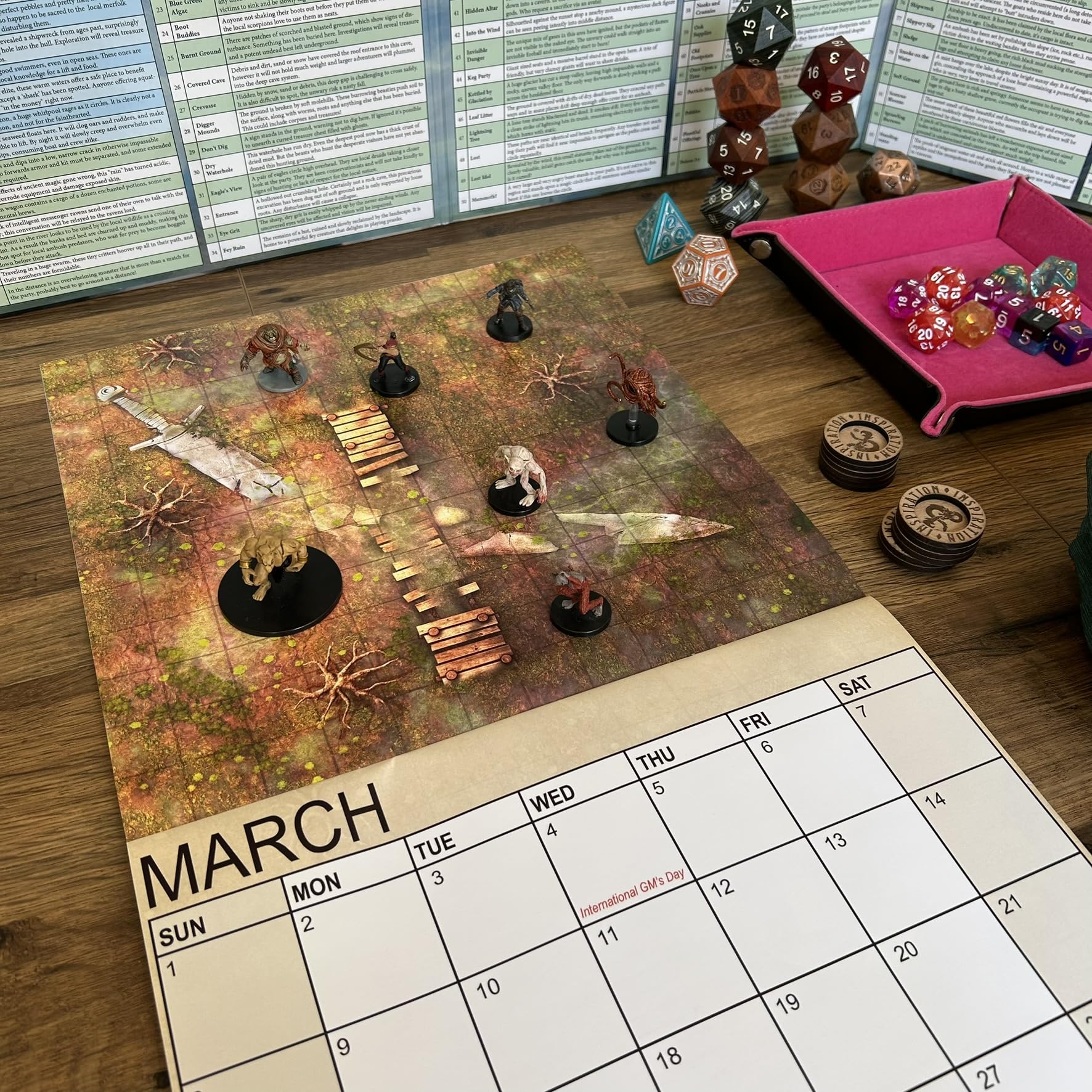 Loke Battlemats Kalender der vielen Abenteuer 2026 5
