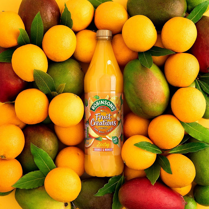 Robinsons Fruit Creations Zesty Orange & Mango Juice Drink, 1000ml