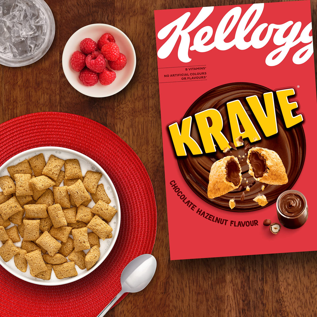 Kellogg's Krave Chocolate Hazelnut Breakfast Cereal, 750g