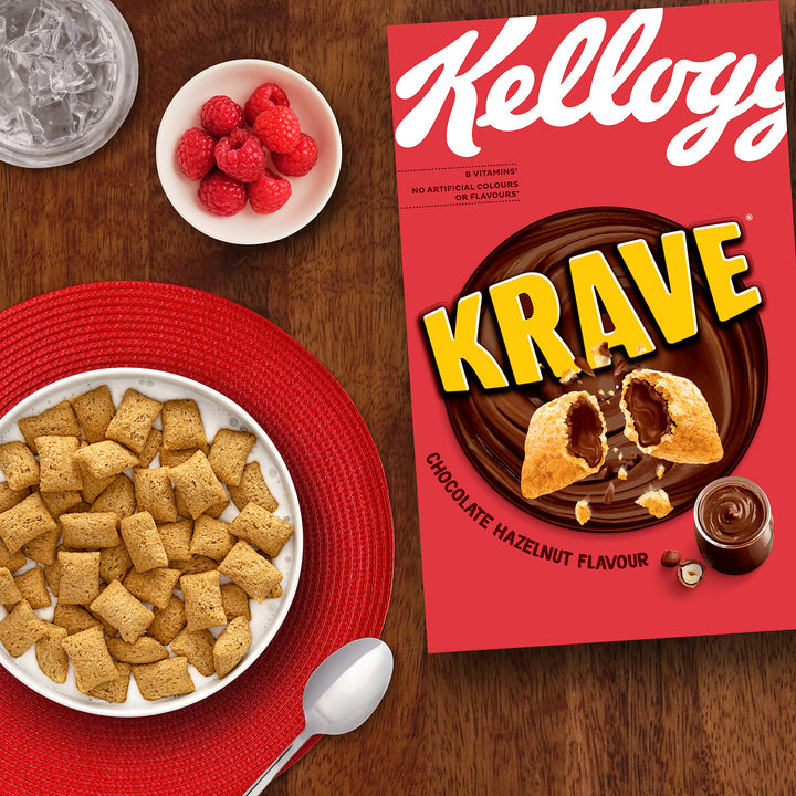 Kellogg's Krave Chocolate Hazelnut Breakfast Cereal, 750g