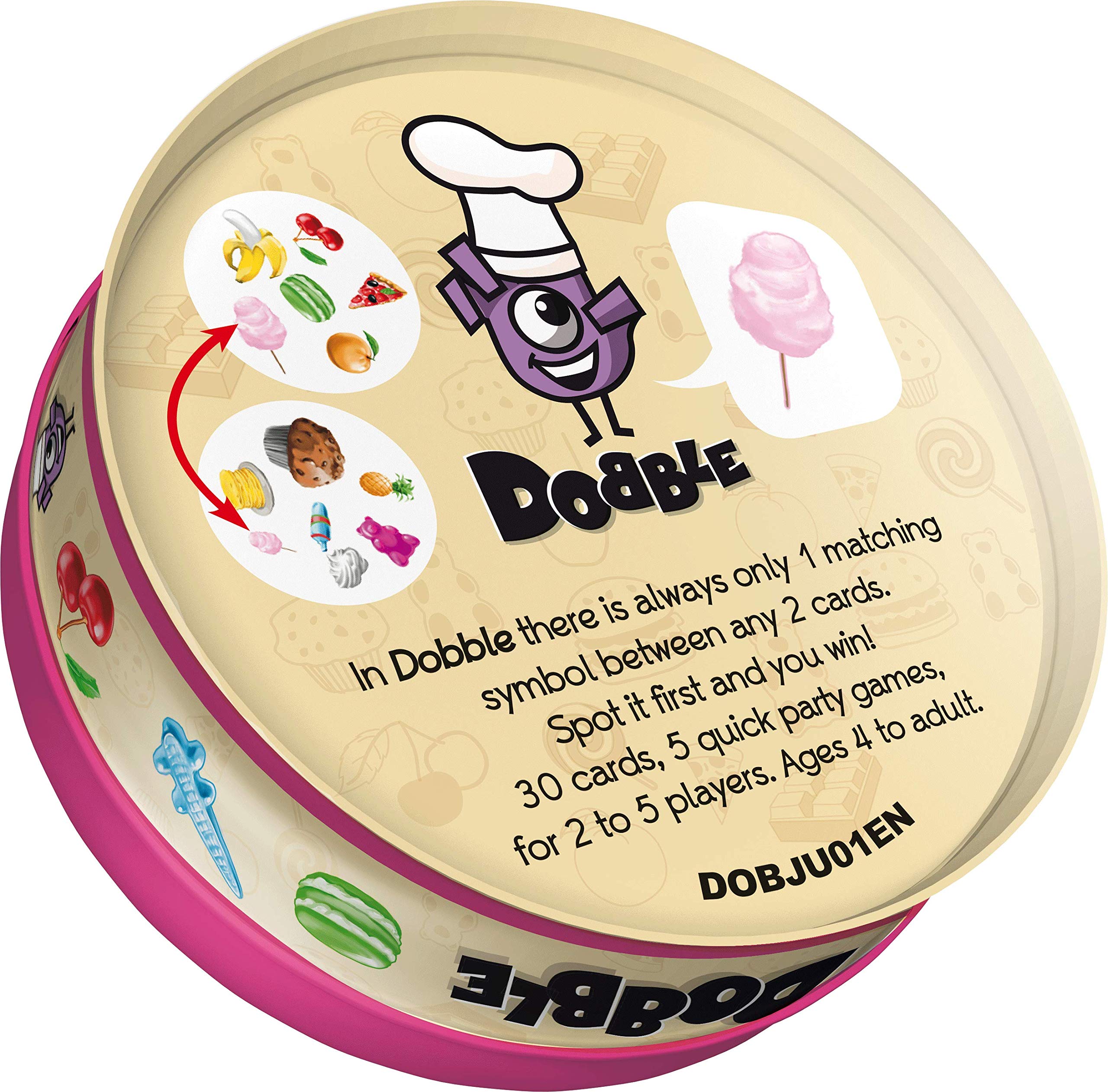 Asmodee Dobble Junior Card Game | Ages 4+ | 2-5 Players | 10 Min Play Time 6