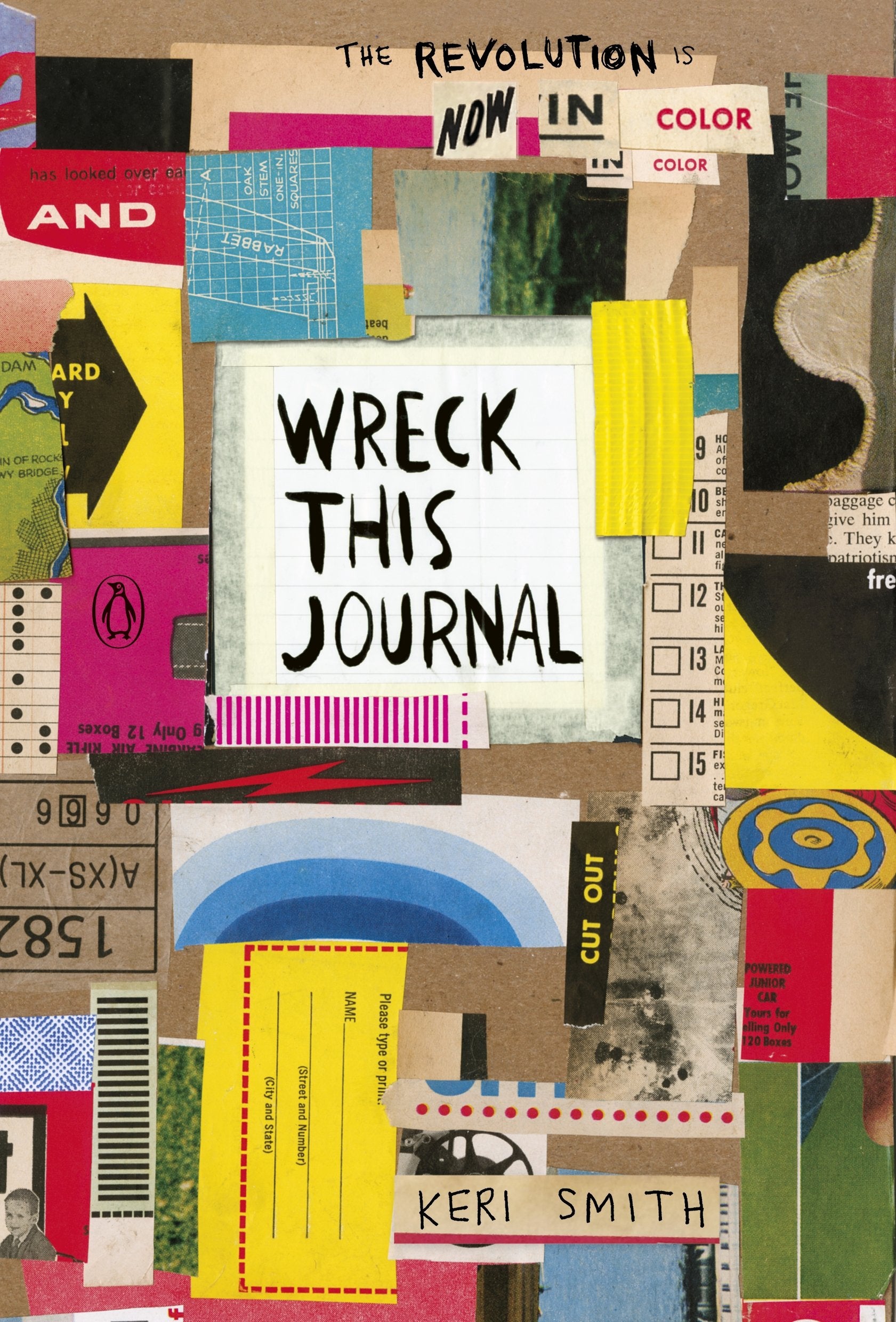 Penguin Wreck This Journal: Now in Colour | Paperback | 128 Pages 1