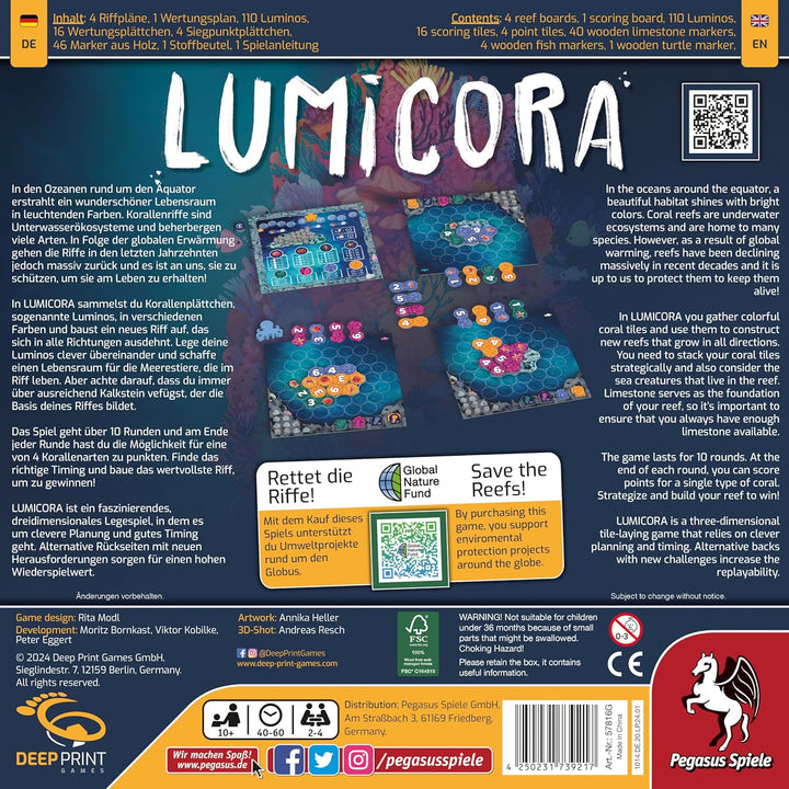 Pegasus Spiele - Lumicora (Deep Print Games) Strategy Board Game