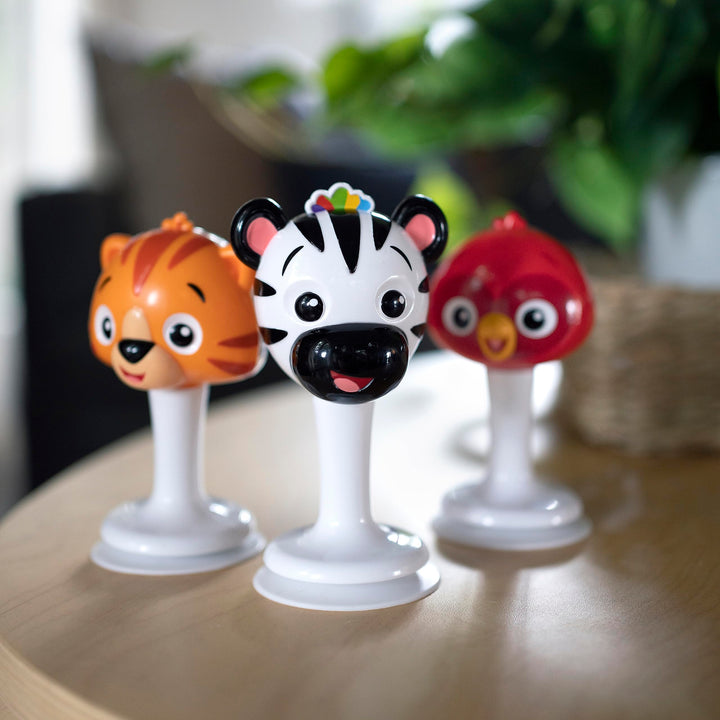 Baby Einstein Rattle & Jingle Trio - Suction Cup High Chair Toys for 3 Months+
