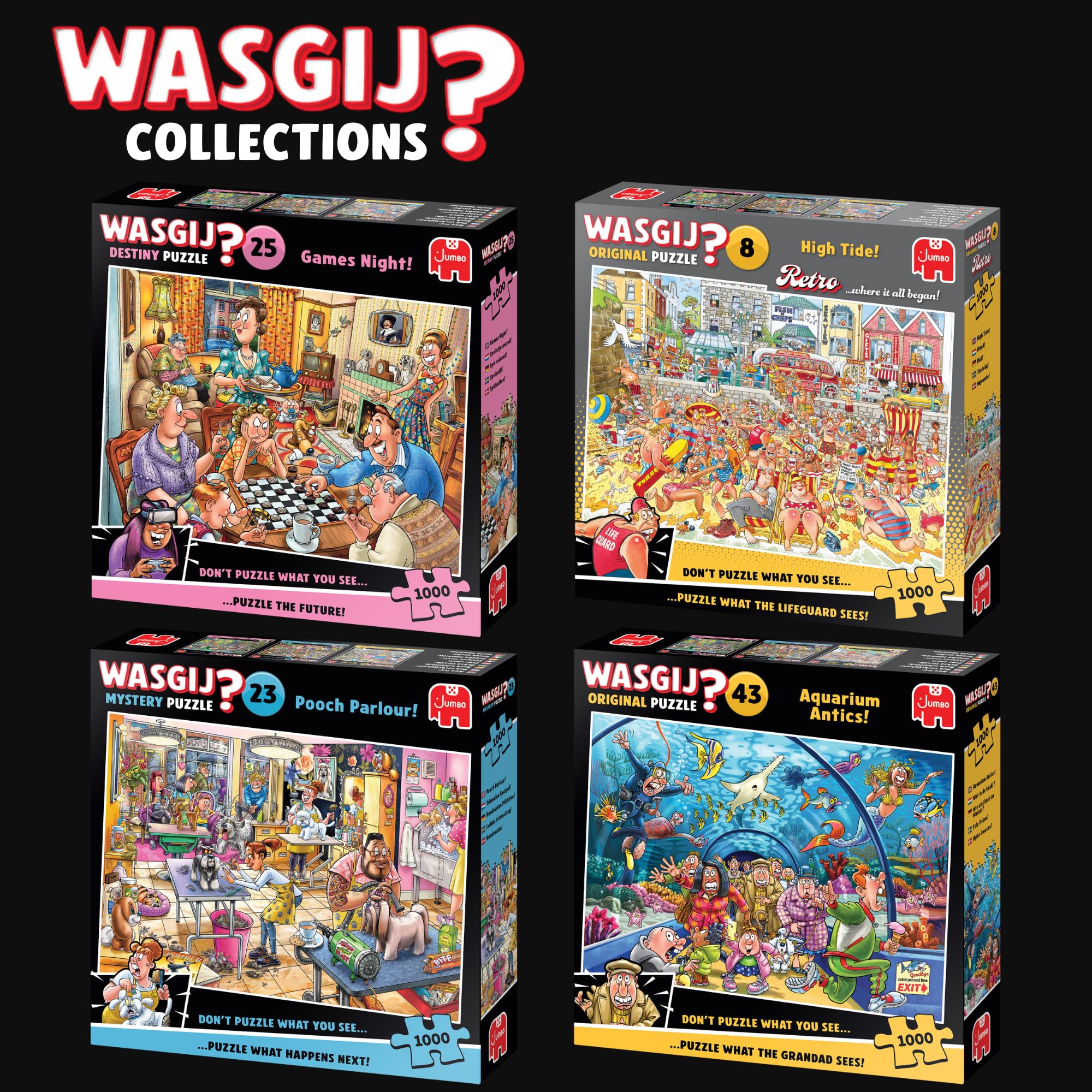 Wasgij Destiny 28: Dad Cave - 1000 Piece Puzzle for Adults 15