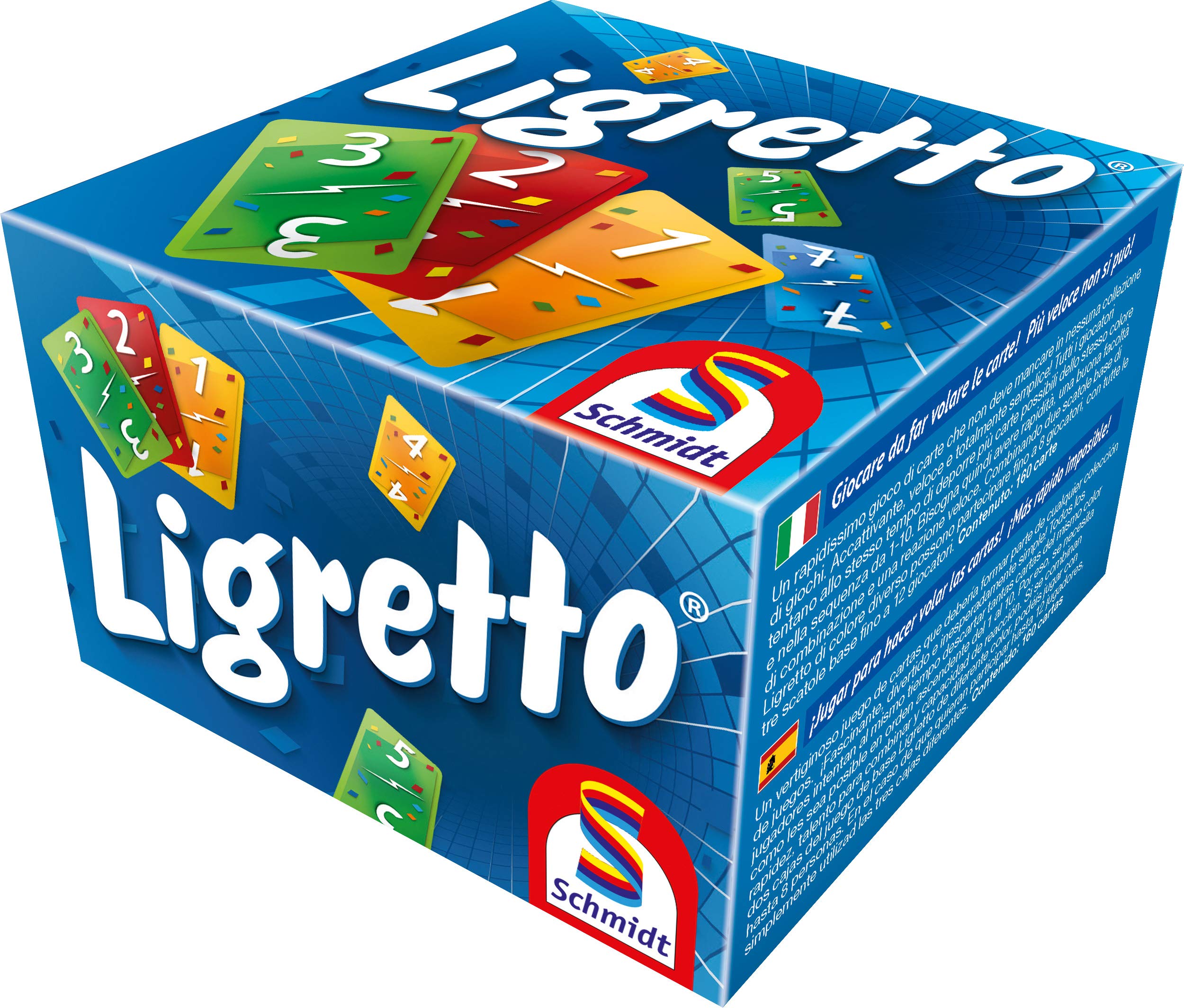 Schmidt Ligretto Blue Card Game | Ages 8+ | 2-4 Players | 15 Mins Playing Time 1