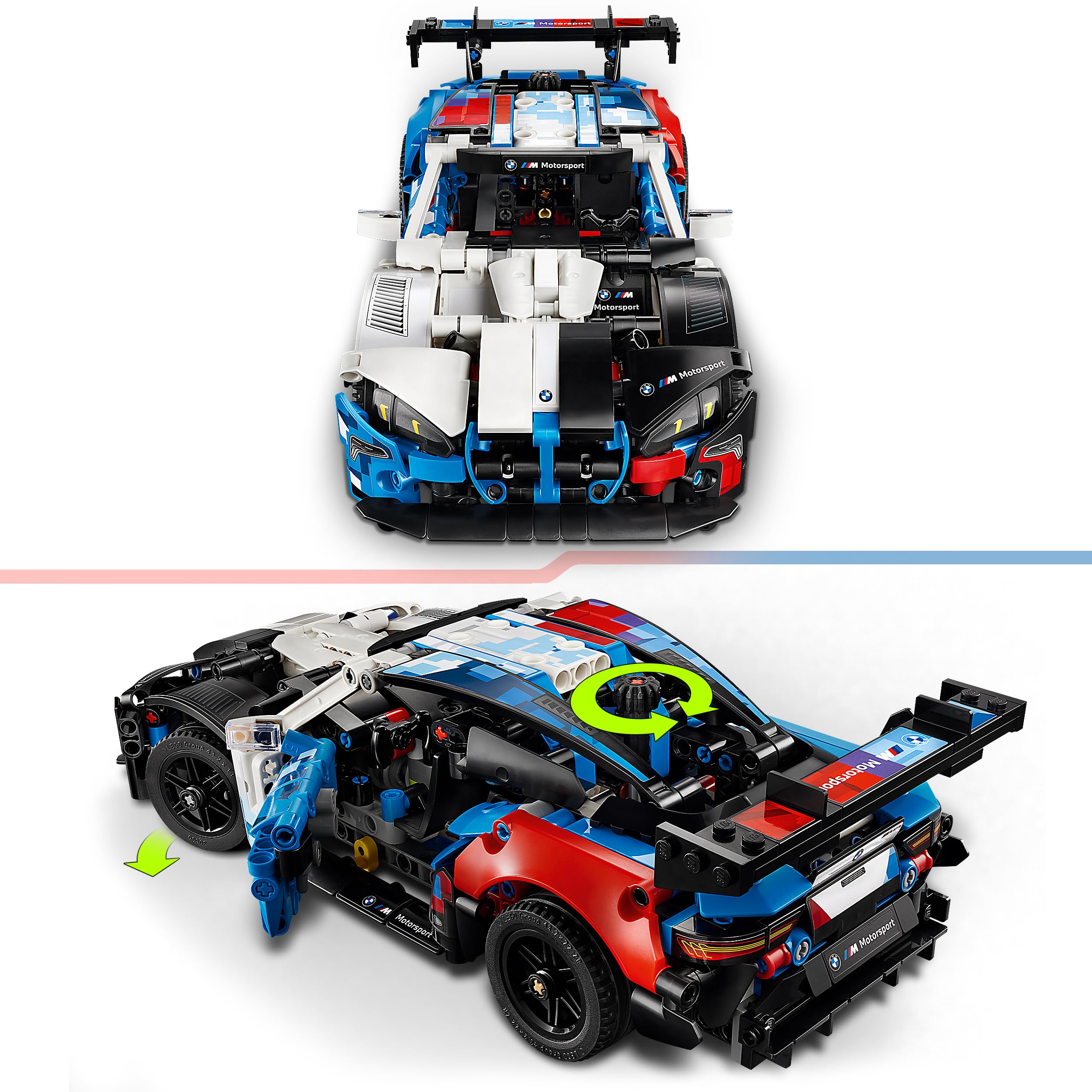 LEGO Technic BMW M4 GT3 EVO Race Car Toy Set 42226 | V6 Engine, Steering | Ages 11+ 4