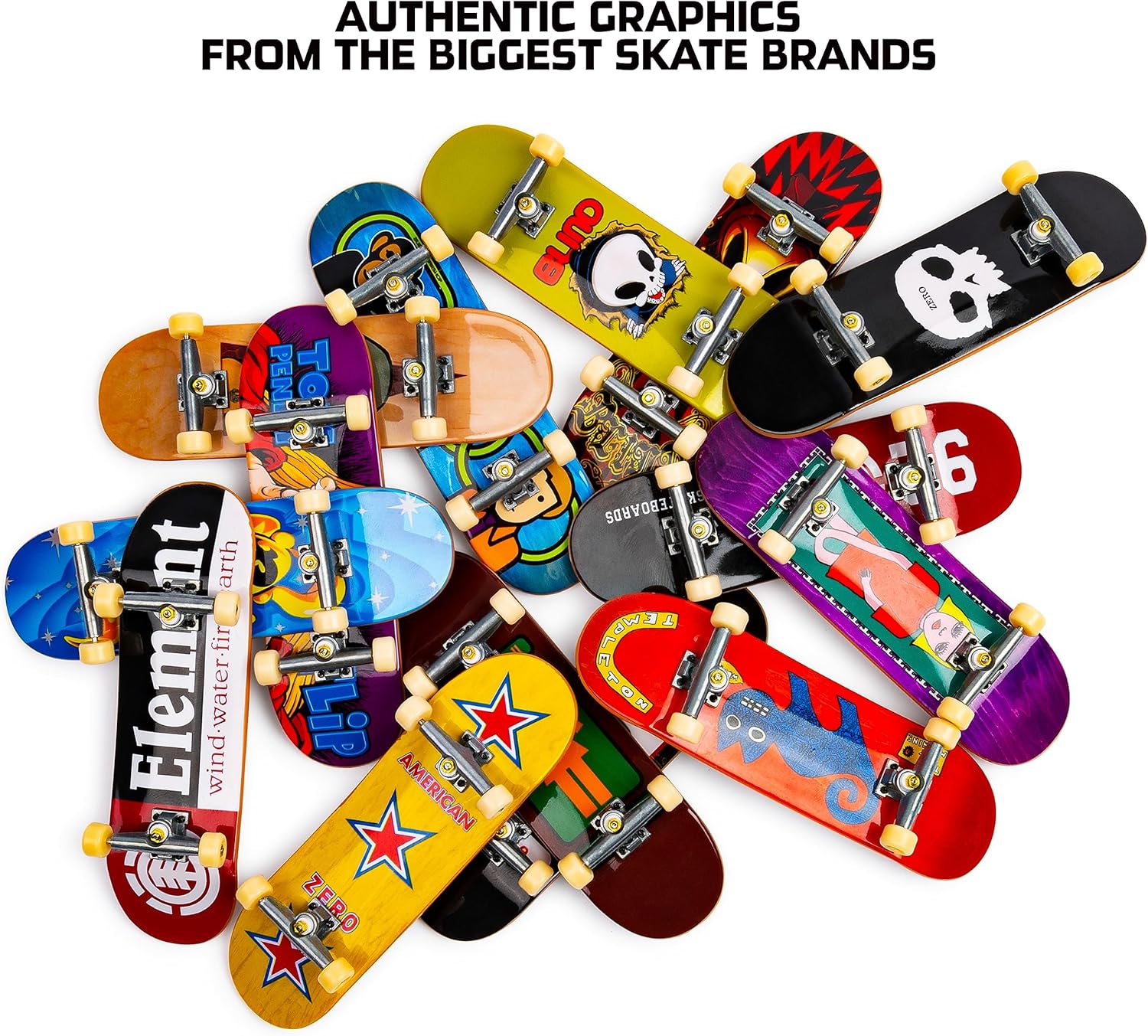 Tech Deck 96-mm Fingerboard with Authentic Skate Graphics - Ages 6 and Up 8