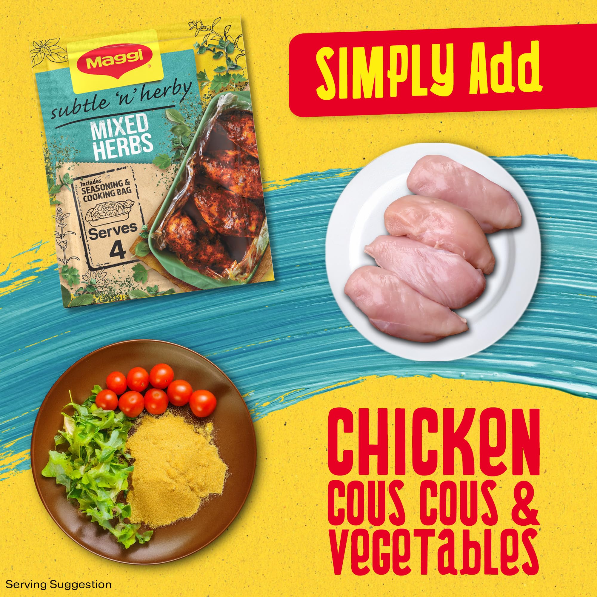 MAGGI So Juicy Mixed Herbs Hähnchengewürz mit Kochbeutel, 30g 9