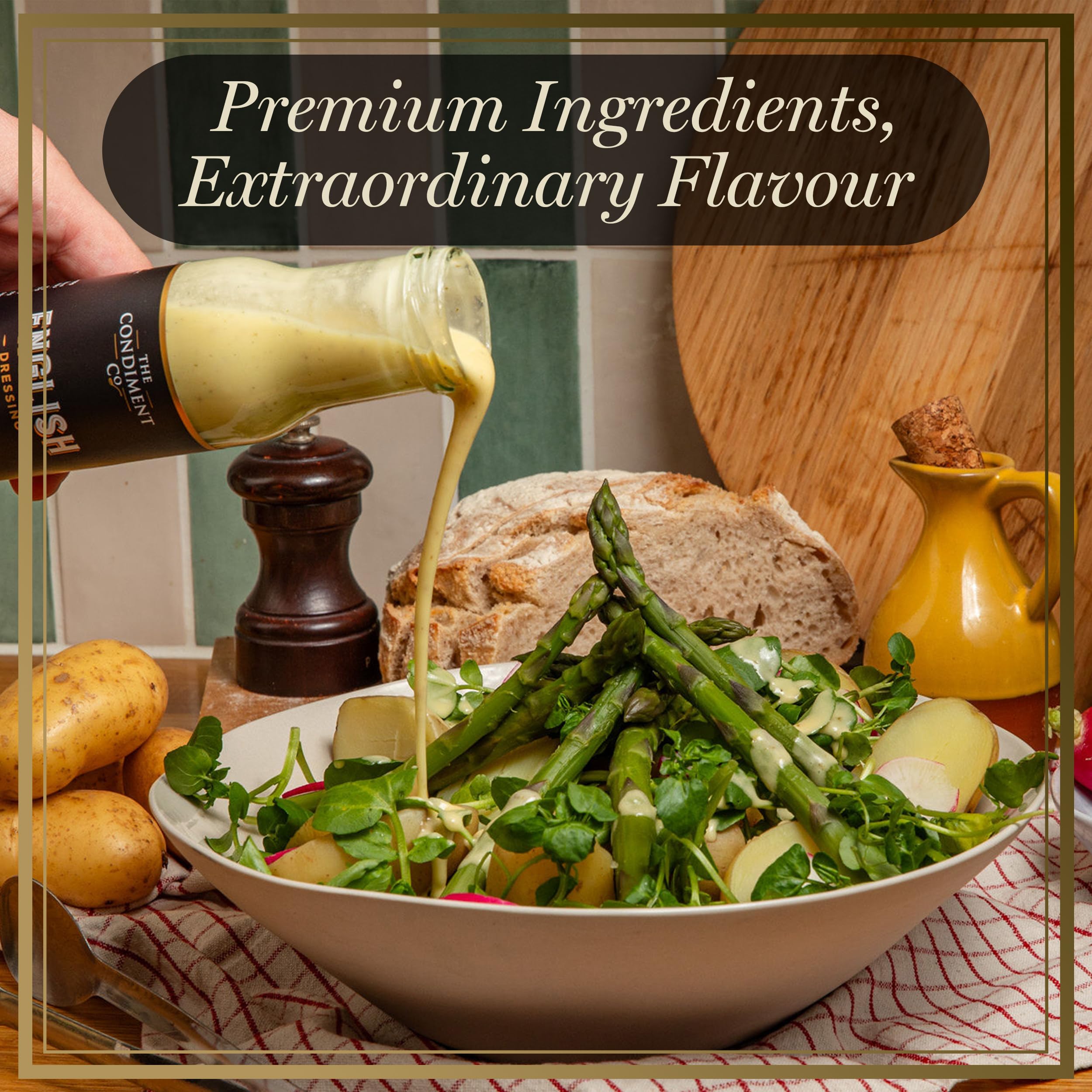 The Condiment Company English Dressing - Honey Mustard | Gluten Free | Vegetarian | 240g 5