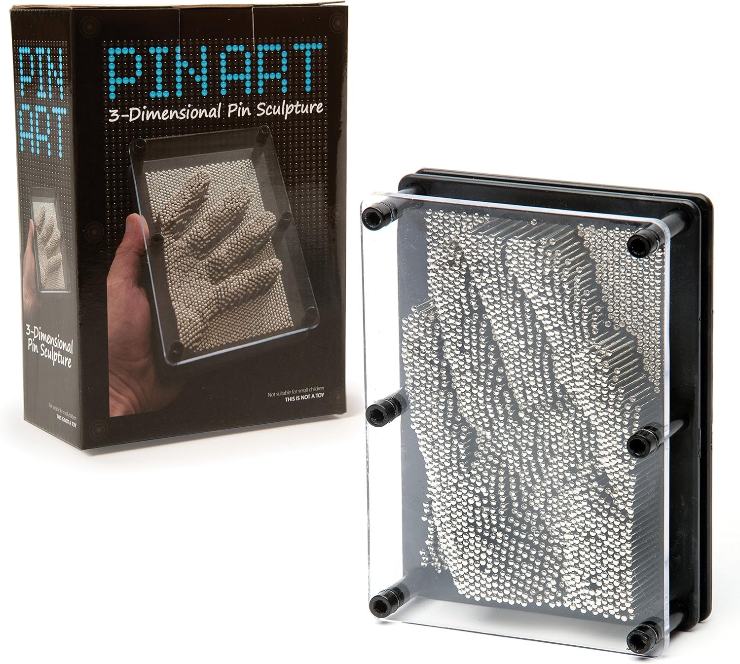 Pin Art - 3D Sculpture Toy with Metal Pins for Creative Impressions 3