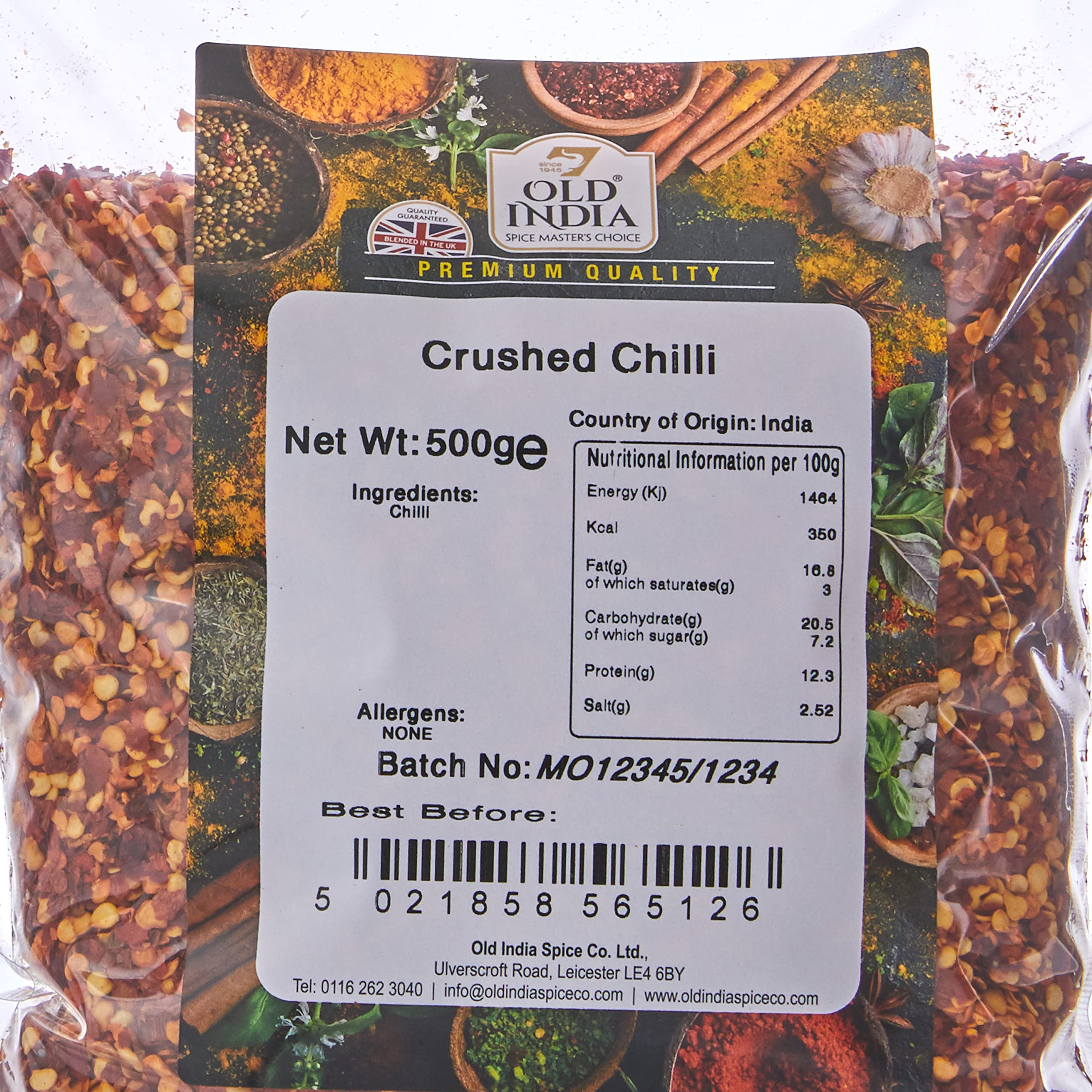 Old India Crushed Chilli 500 g 3