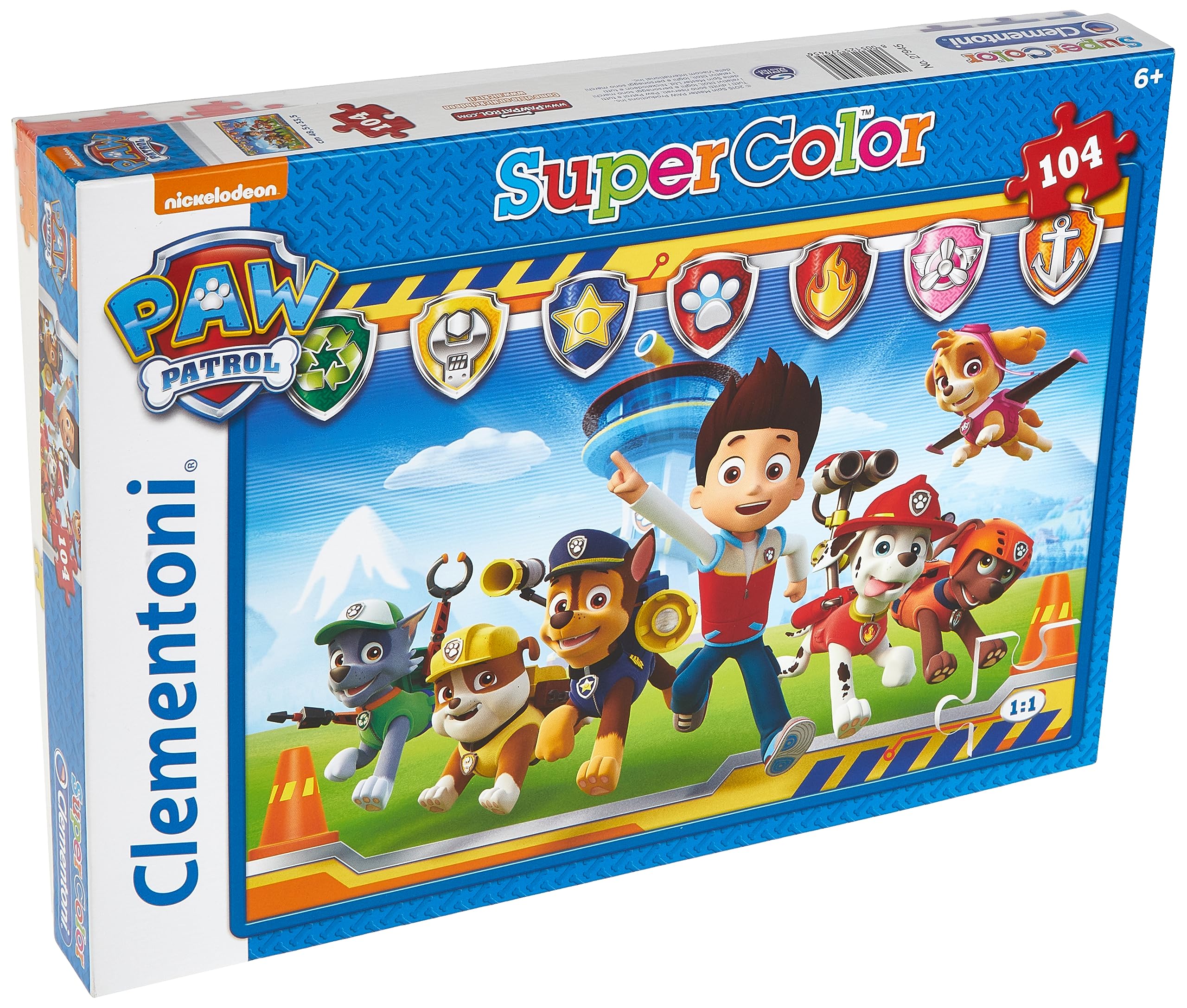 Clementoni Paw Patrol Supercolor Patrol 104-Piece Jigsaw Puzzle 5
