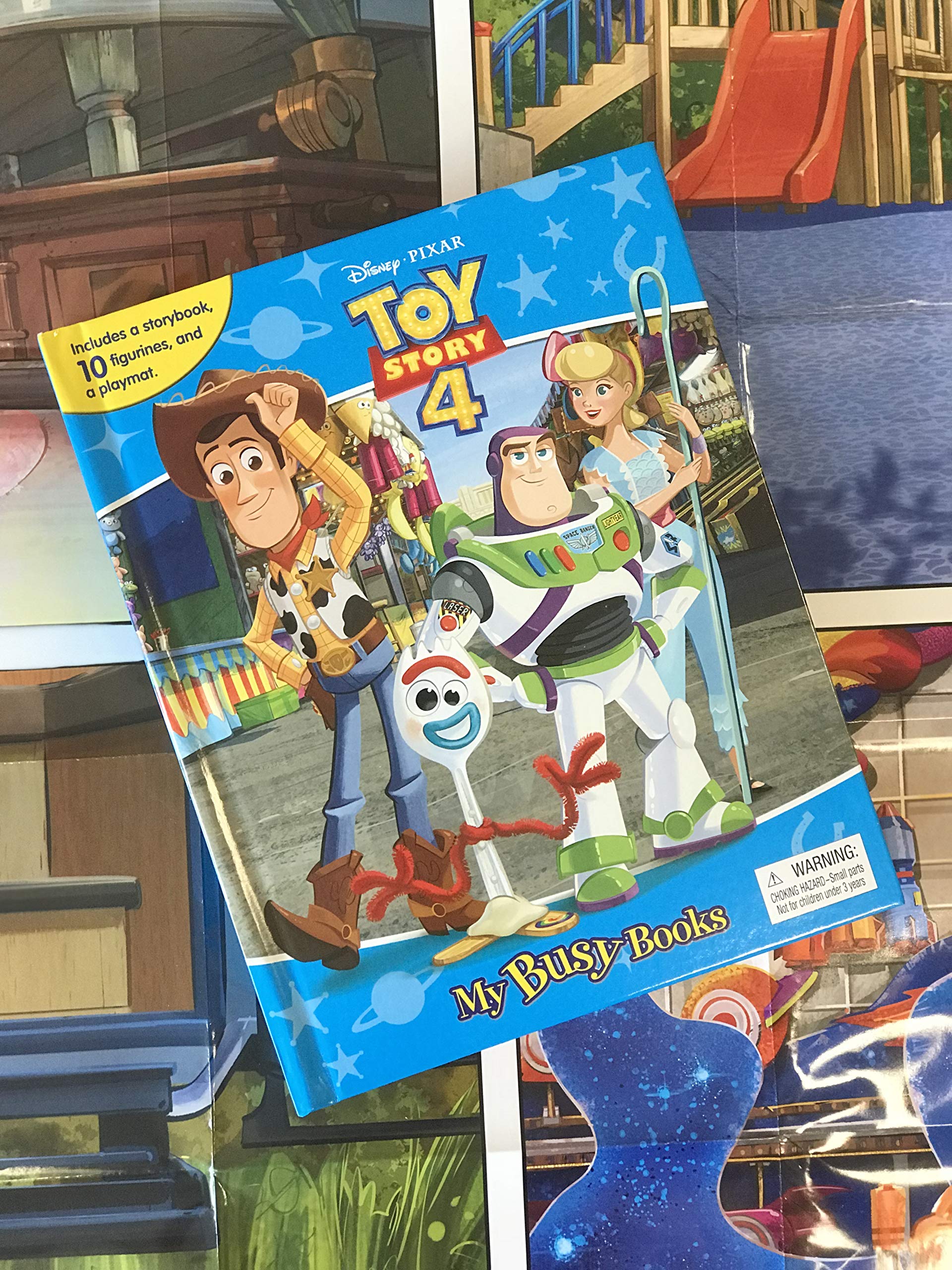 Phidal Disney/Pixar Toy Story 4 My Busy Book | Board Book | Ages 3-4