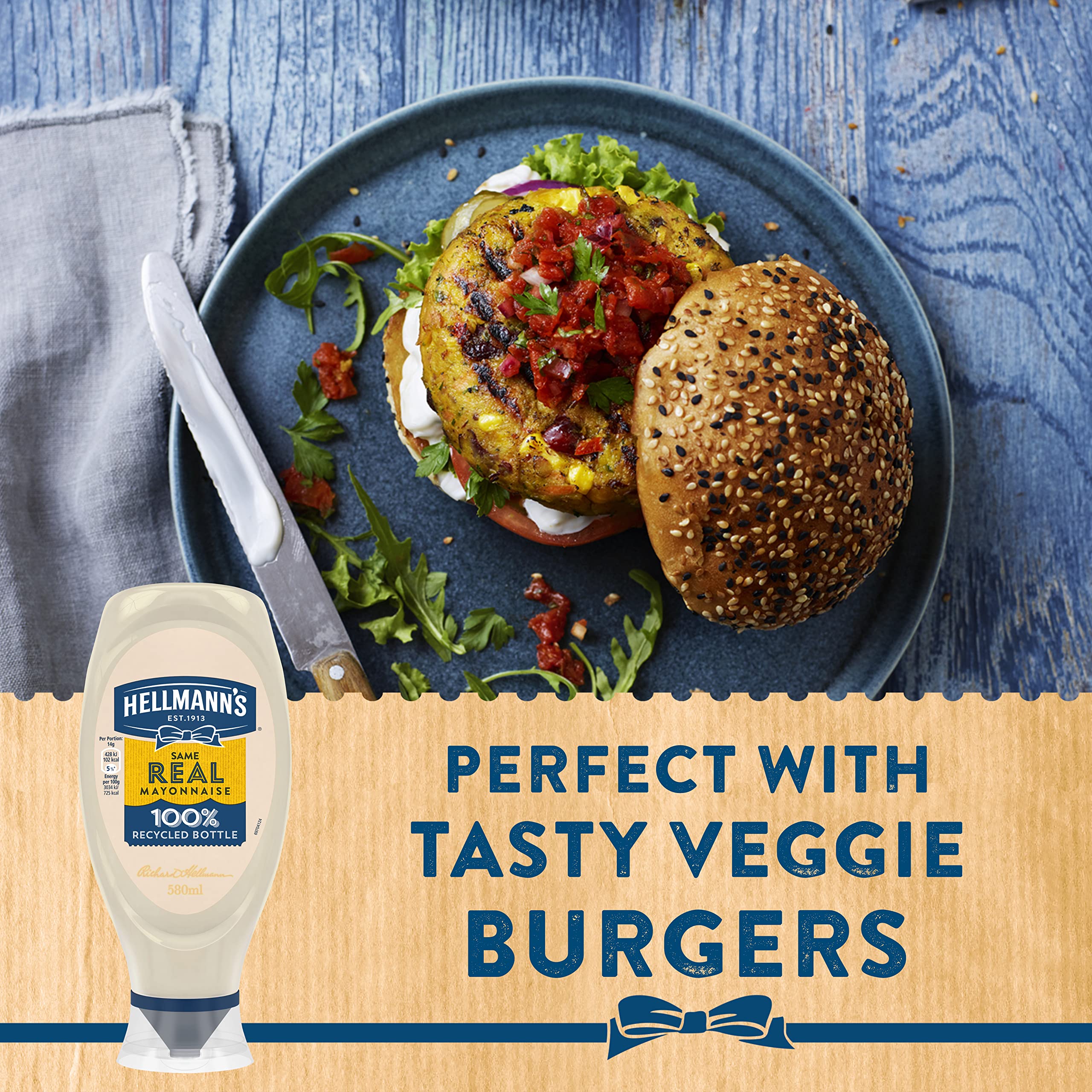 Hellmann's - Real Mayonnaise 580 ml 5