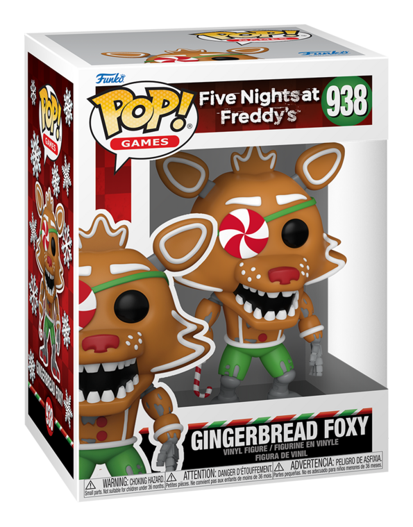 Funko POP! Spiele: Five Nights At Freddy's (FNAF) – Holiday Foxy – Sammlerstück Vi