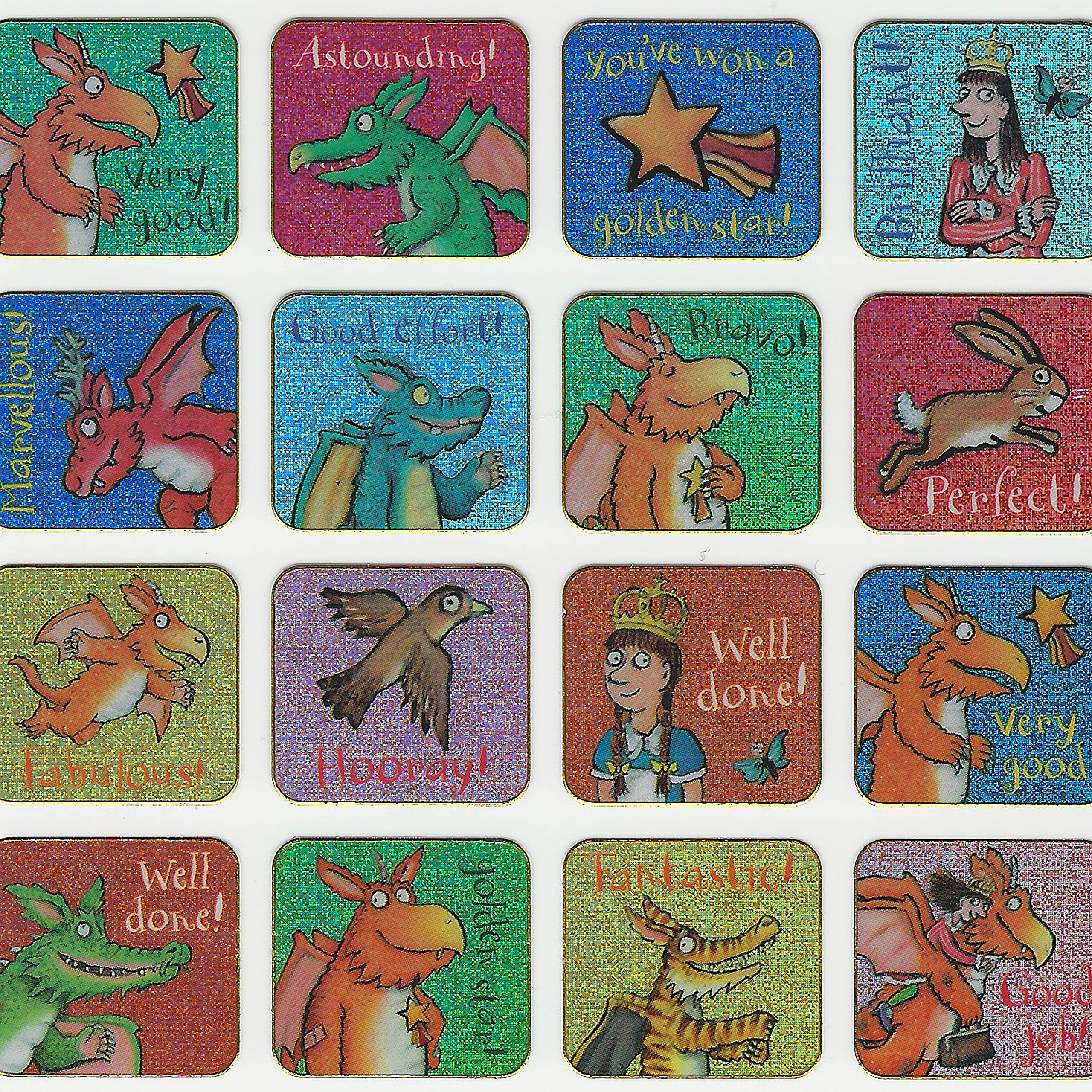 Paper Projects Zog Reward Chart - Wipe-Clean Surface | Includes 56 Sparkly Stickers | 29.7cm x 42cm 3
