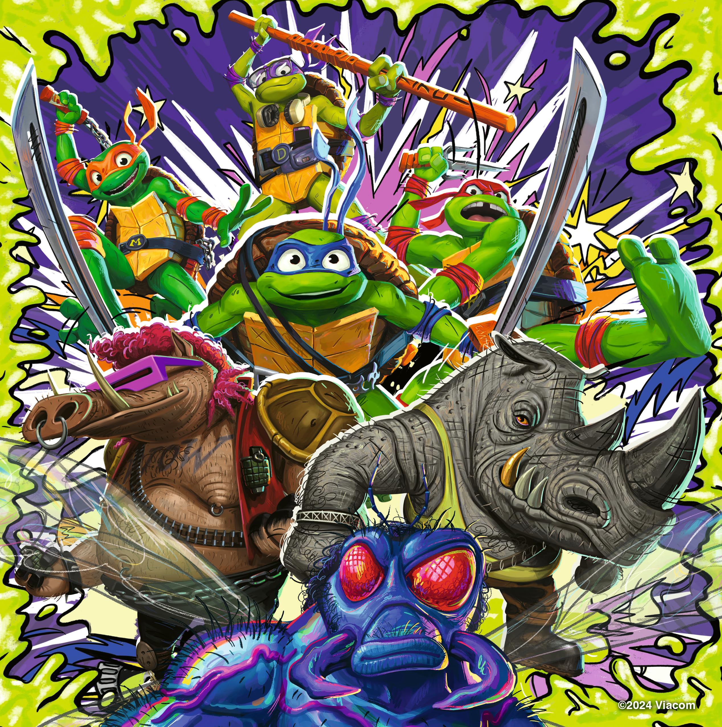Ravensburger Teenage Mutant Ninja Turtles 3x 49 Piece Jigsaw Puzzles for Kids Age 5+ 2