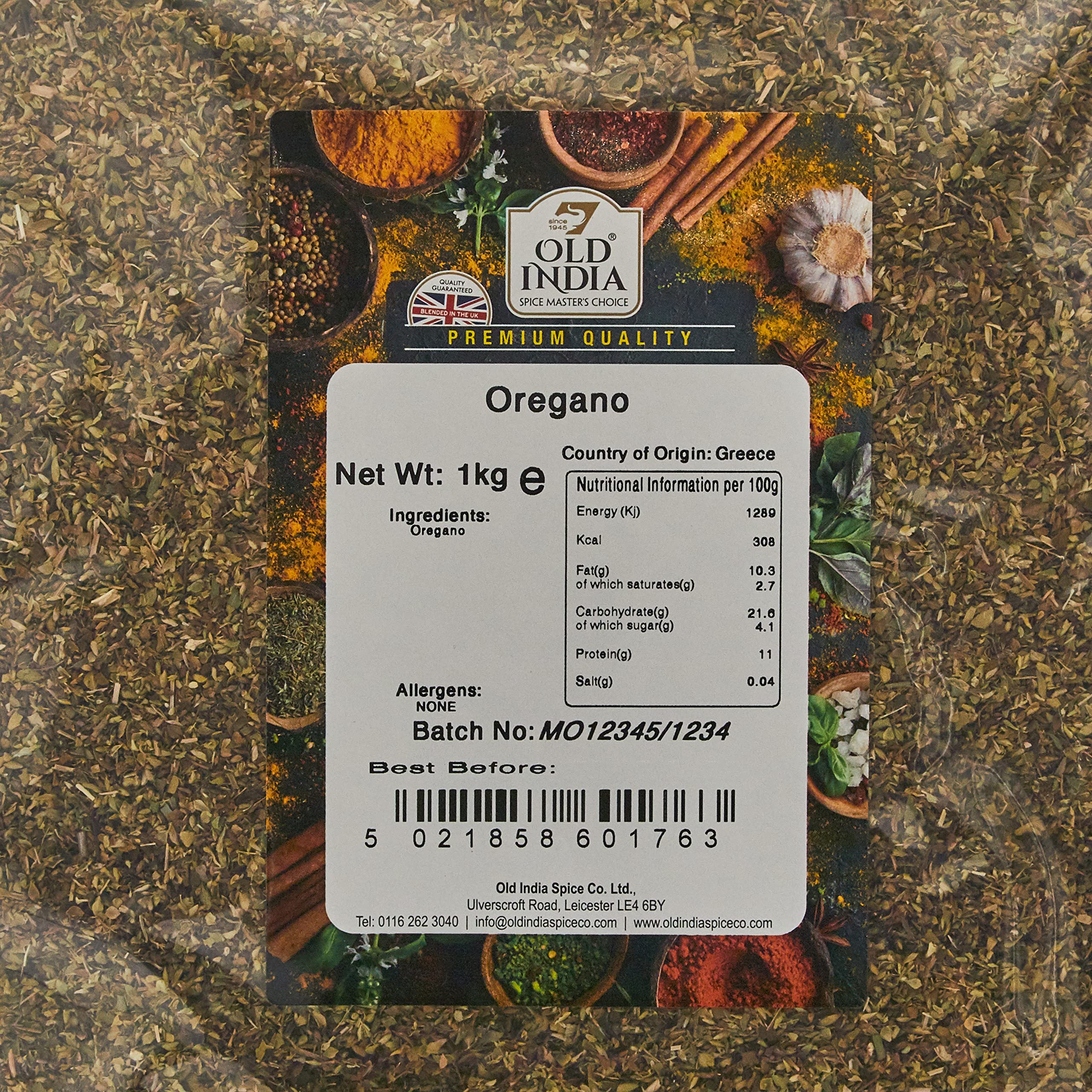 Old India Oregano 1kg - Whole Herb, 100% Natural, GMO-Free Spice for Cooking 3
