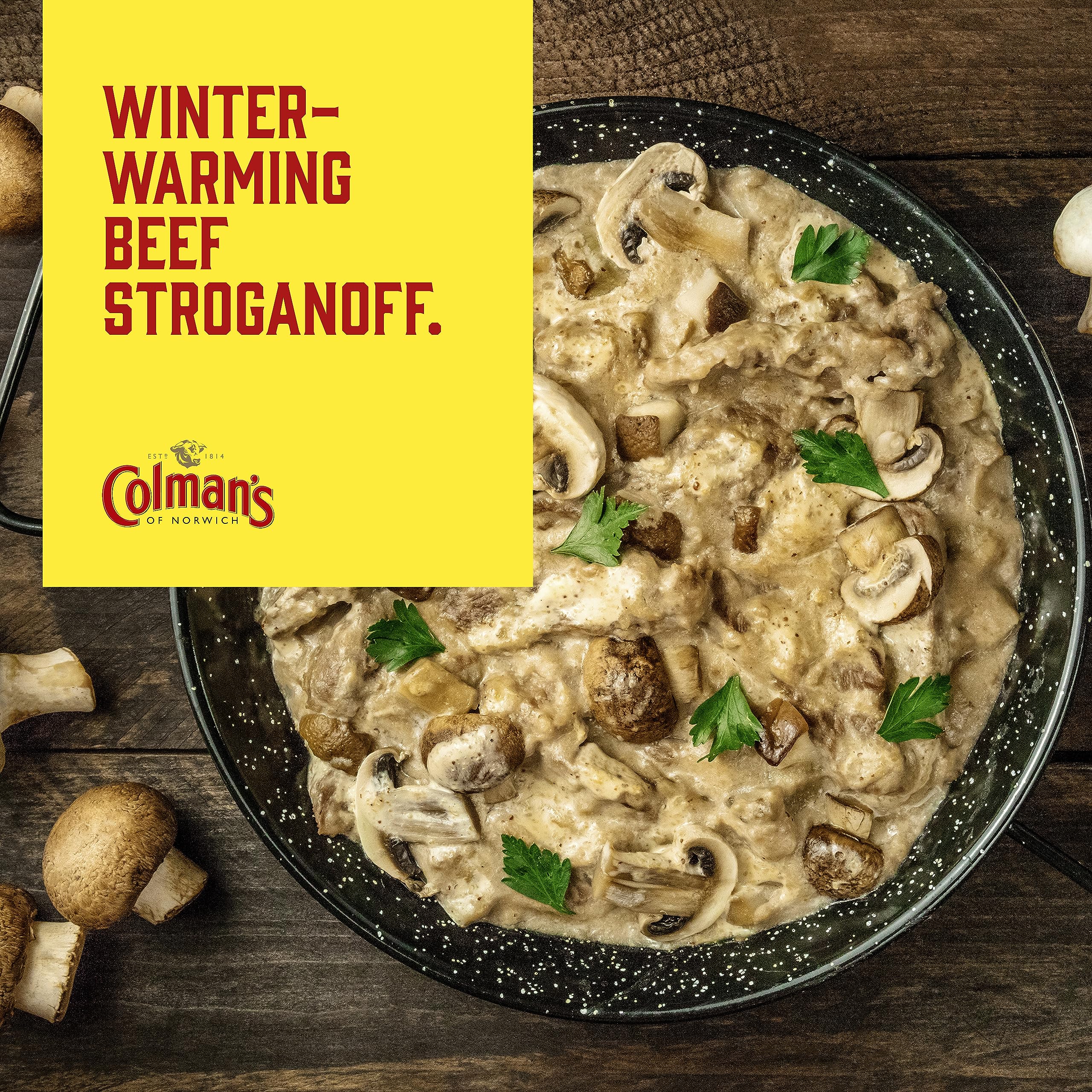 Colman's Beef Stroganoff Meal Maker - Quick Sauce Mix for Hearty Family Meals 7