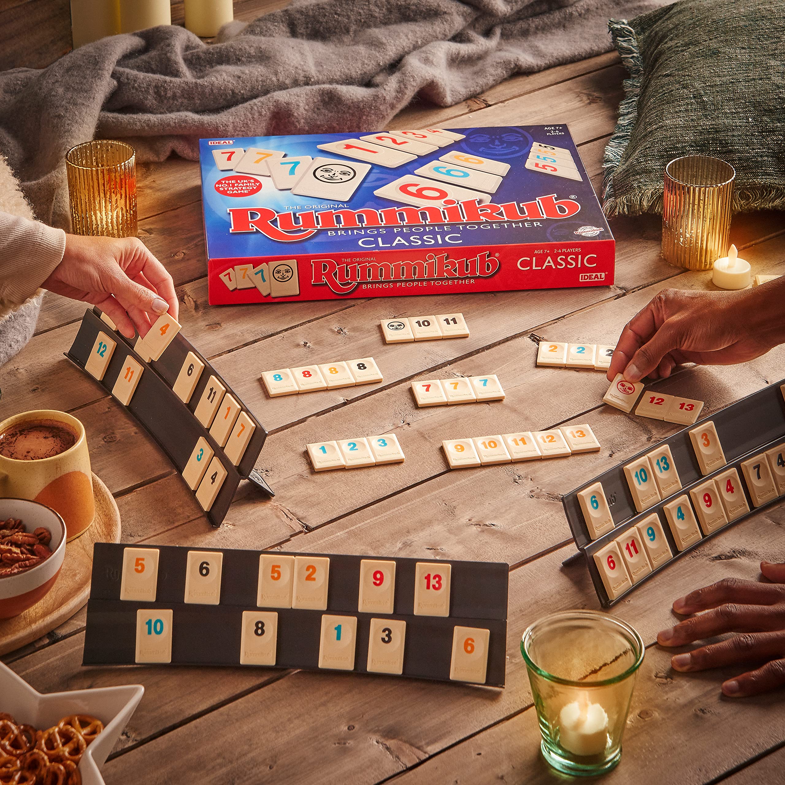 Ideales Rummikub-Strategiespiel mit klassischen Zahlen 4