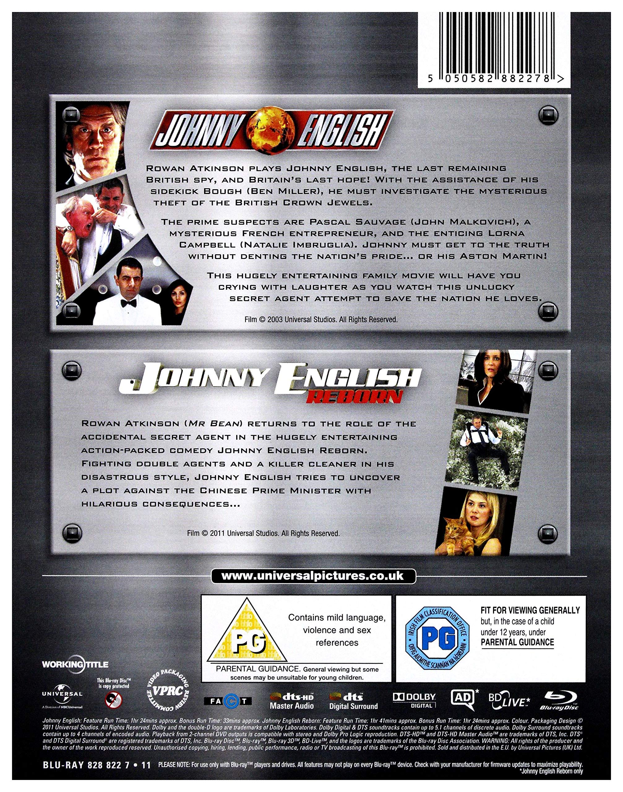 Johnny English / Johnny English Reborn Doppelpack [Blu-ray] 3