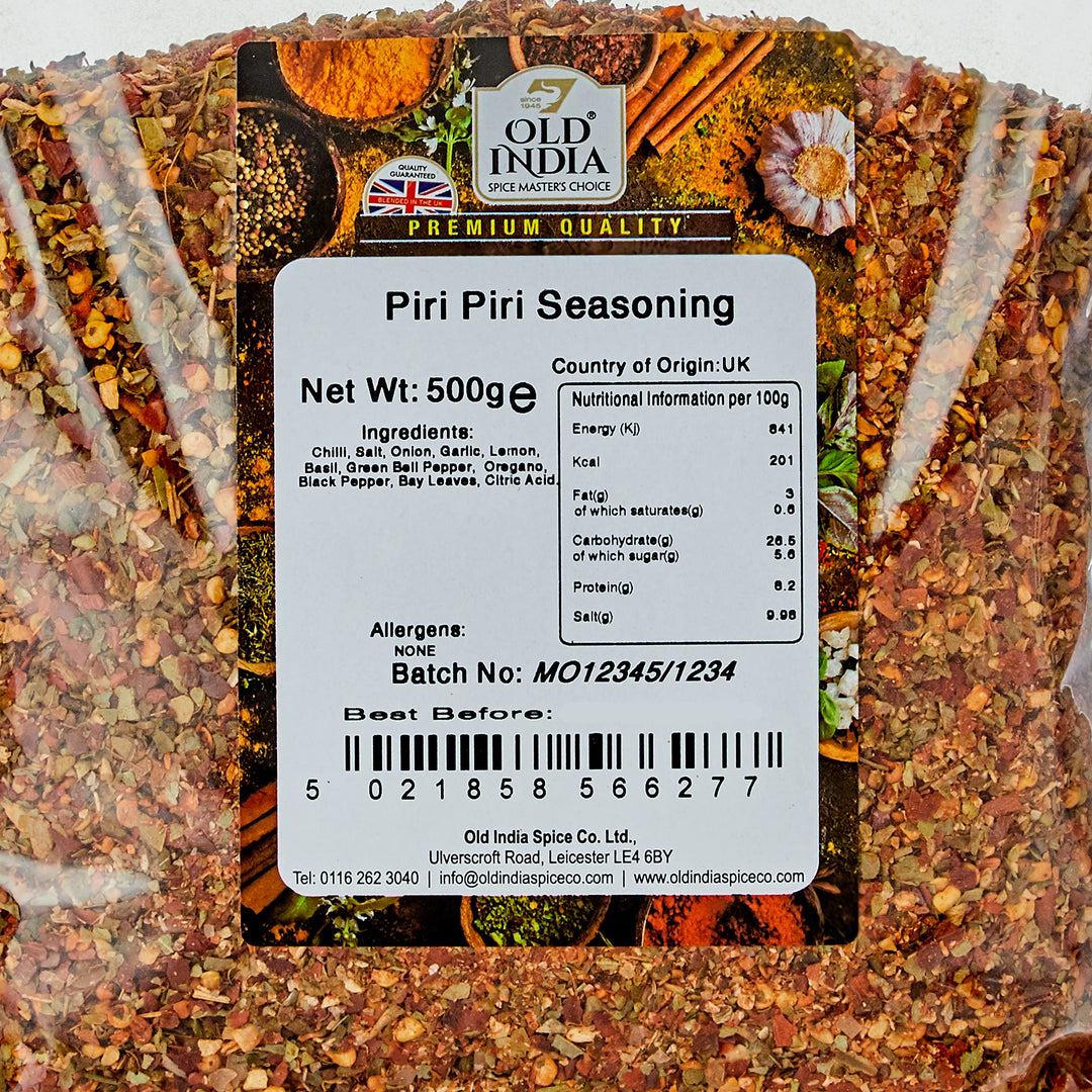 Old India Piri Piri Seasoning 500 g - Natural Spice Blend for Curries, Marinades & Stews
