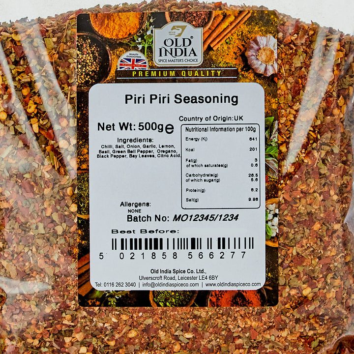 Old India Piri Piri Seasoning 500 g - Natural Spice Blend for Curries, Marinades & Stews