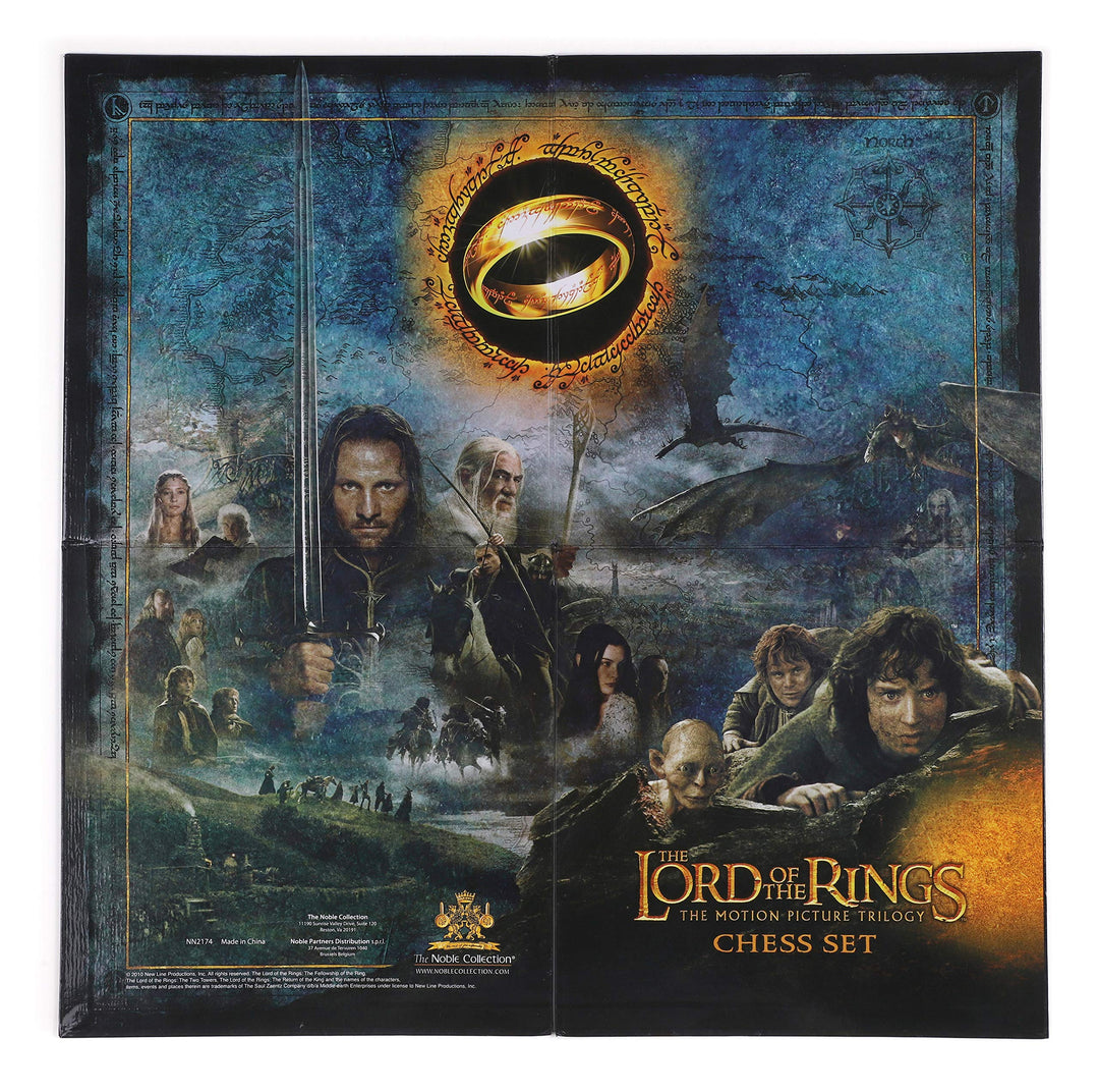 The Noble Collection The Lord of the Rings Chess Set Battle for Middle-Earth