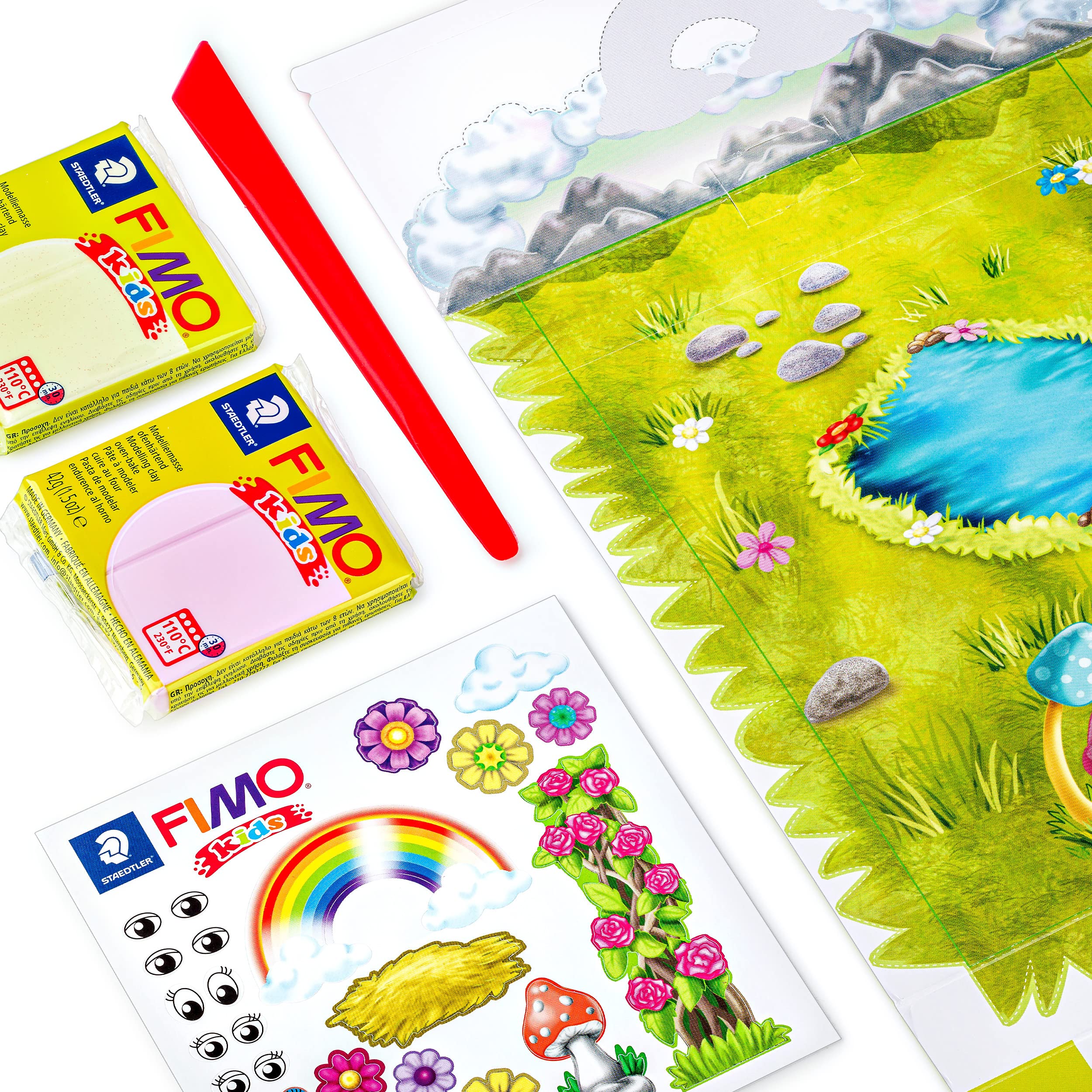 STAEDTLER FIMO Kids Unicorn Form and Play Set - Educational Arts & Crafts Toy for Children 5