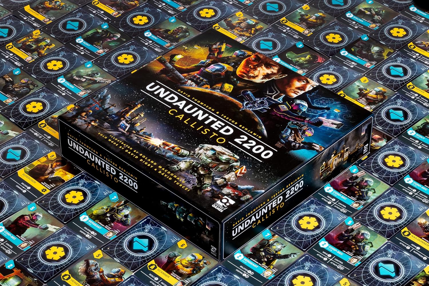 Undaunted: Callisto Sci-Fi-Brettspiel 9