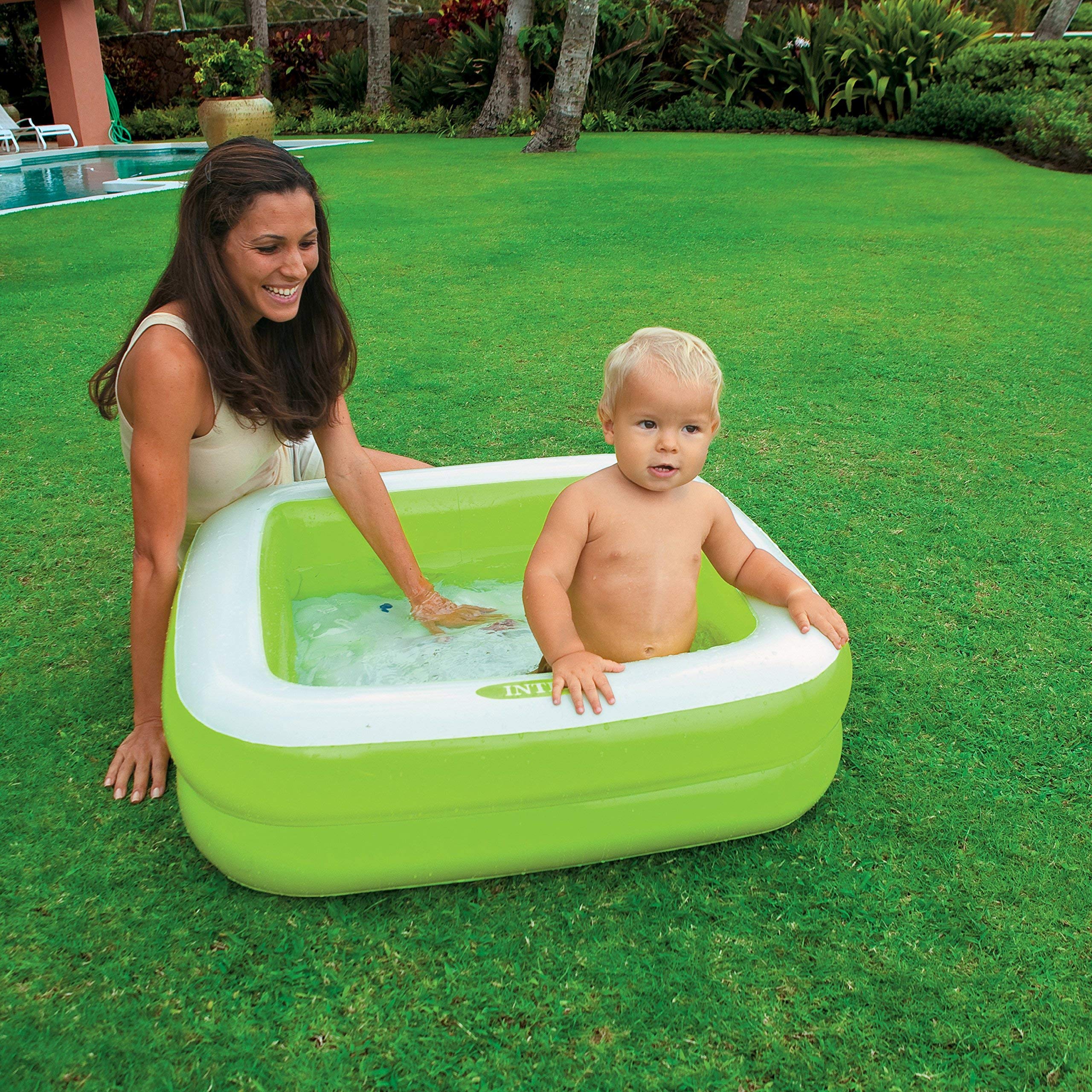 Intex Play Box Pool - Inflatable Square Pool for Babies 1-3 Years | 86x86x25 cm 7